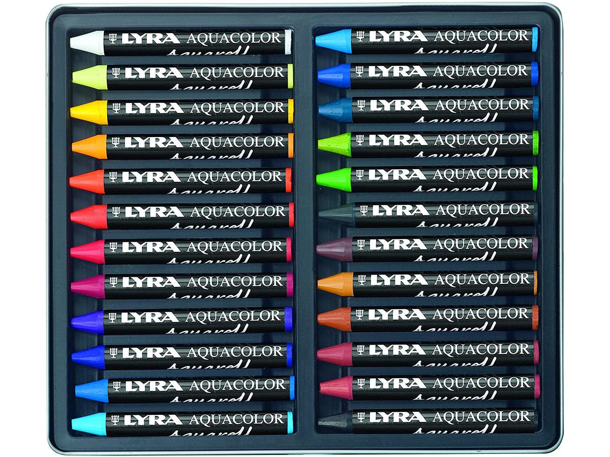 LYRA  AQUACOLOUR WACHSPASTELLE 24X 2