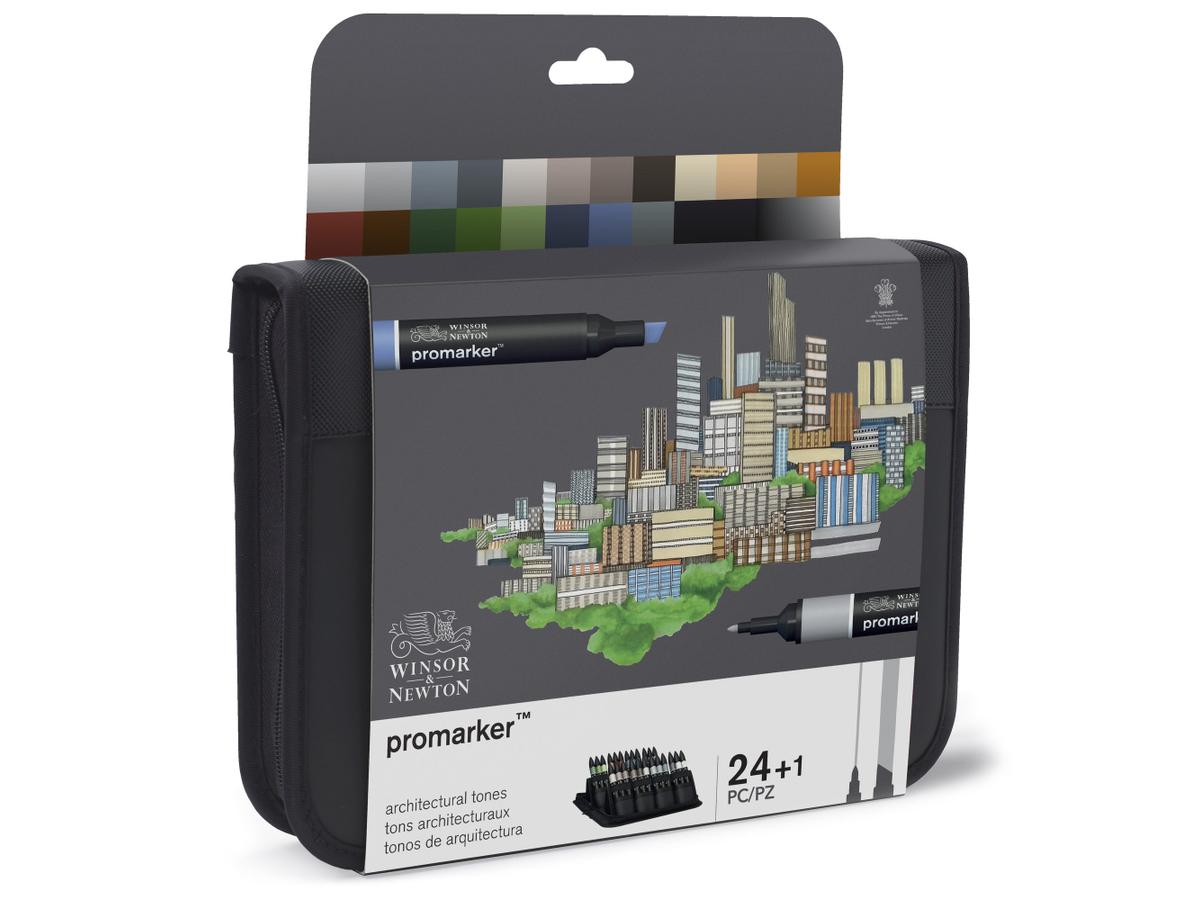 WINSOR & NEWTON PROMARKERSET ARCHITECT 24+1
 4