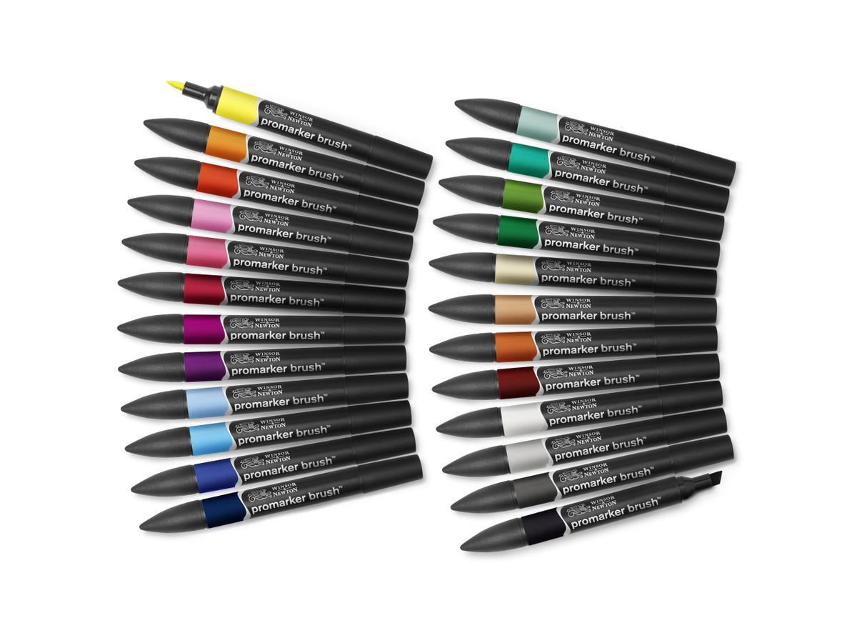 WINSOR & NEWTON PROMARKERSET BRUSH STUDENT DESIGNER 24STÜCK 2