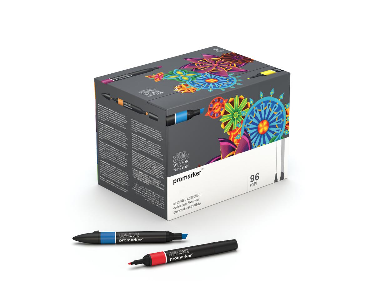 WINSOR & NEWTON PROMARKER SET 96 STÜCK EXTENDED 2