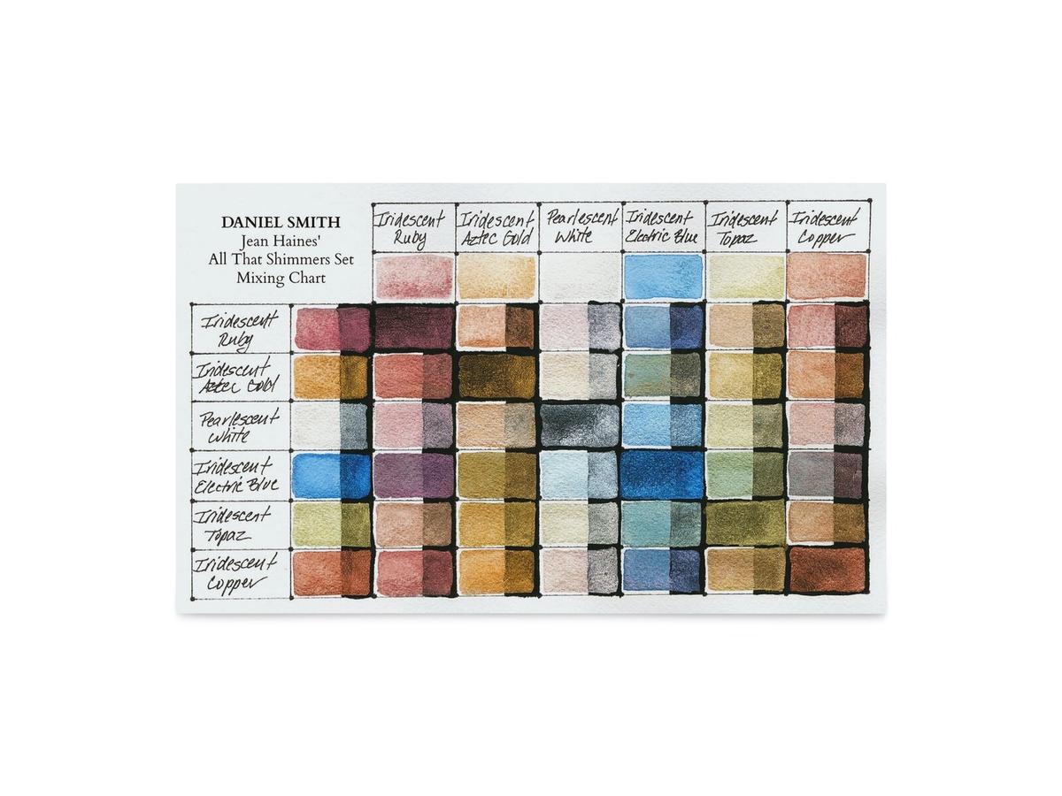 DANIEL SMITH WATERCOLOUR SET JEAN HAINES' ALL THAT SHIMMERS 6X5ML 3