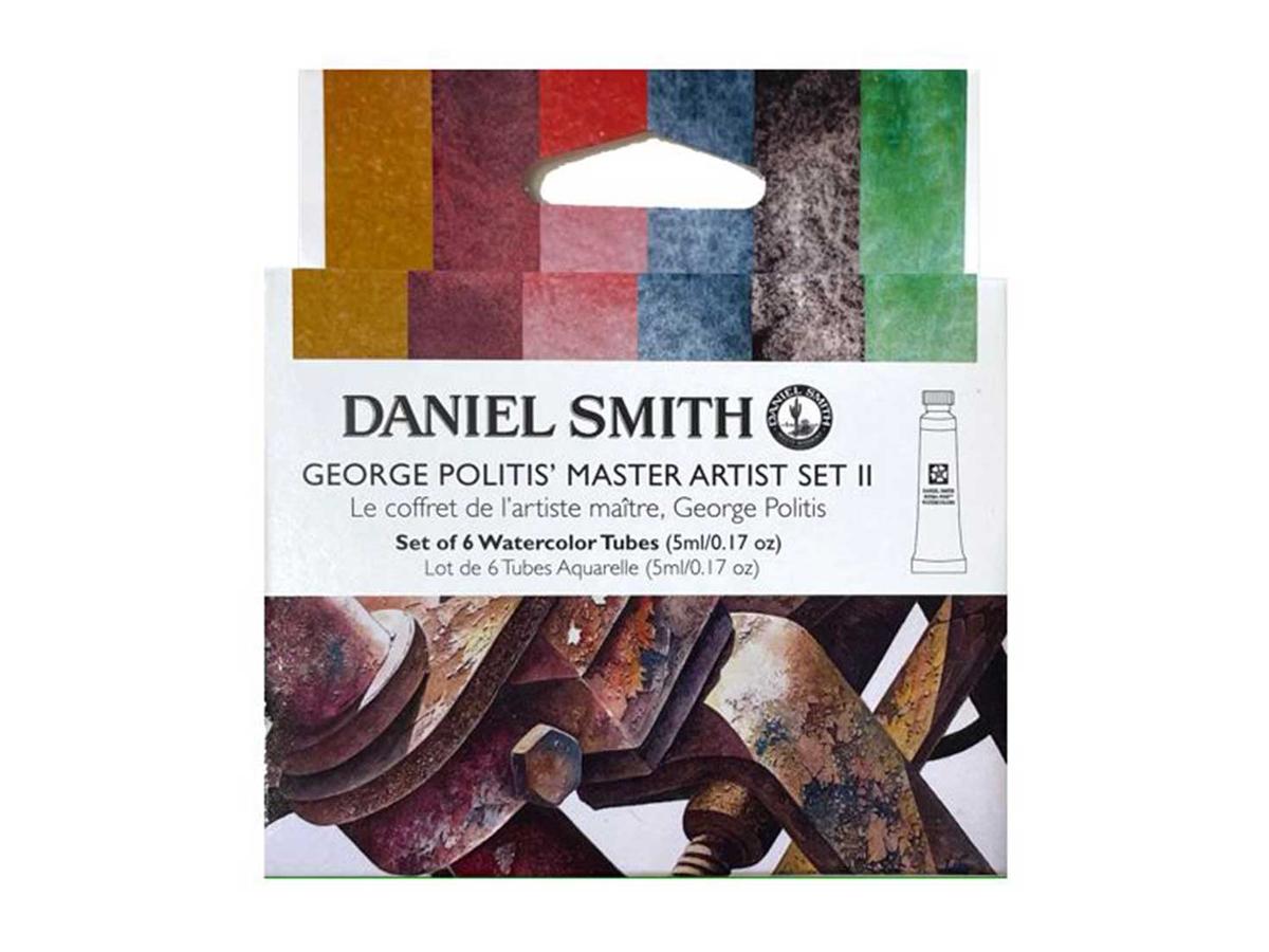 DANIEL SMITH WATERCOLOUR SET GEORGE POLITIS' MASTER ARTIST II 6X5ML 2