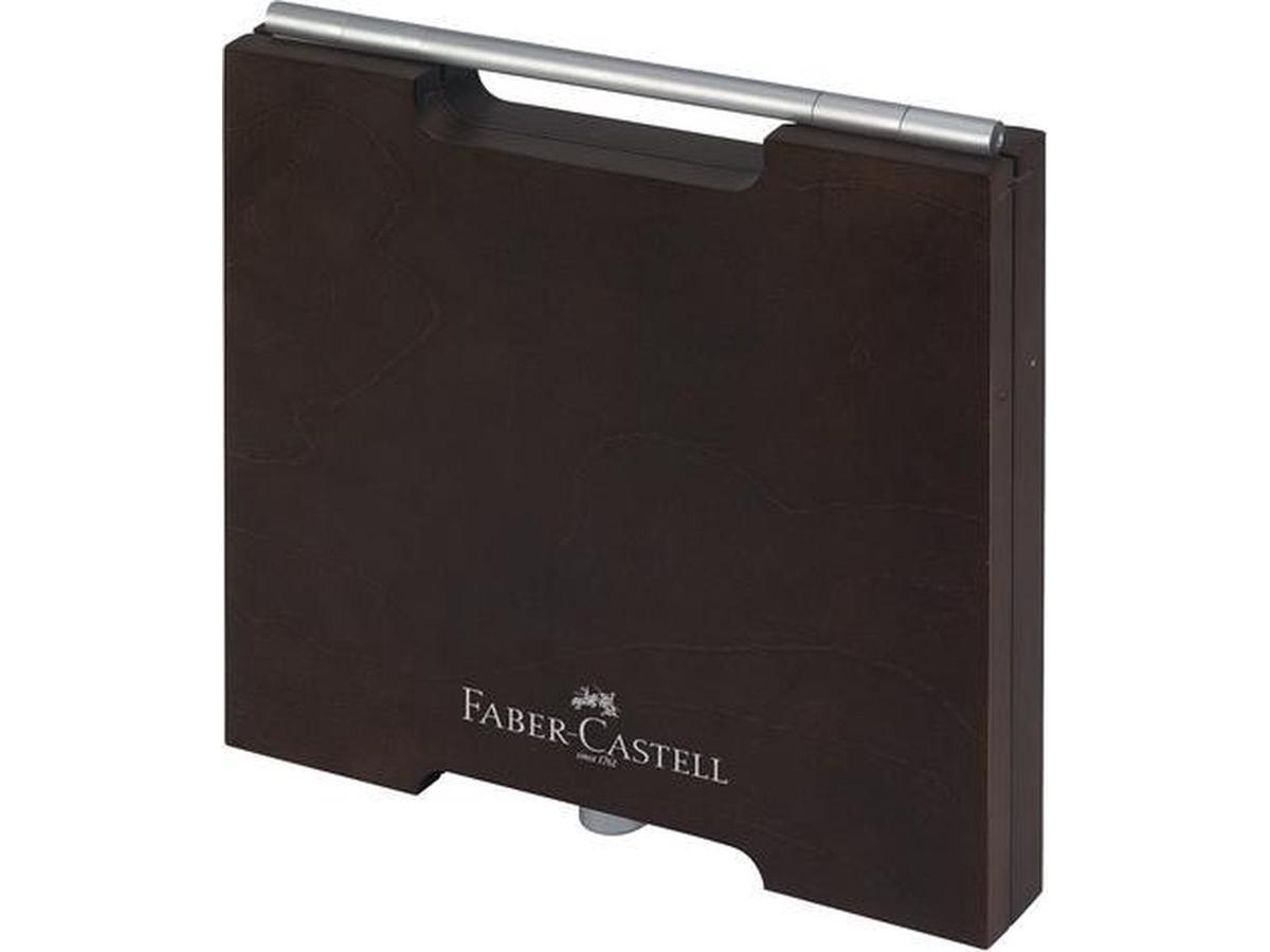 FABER-CASTELL PITT MONOCHROMOS ARTIST SET HOLZ KOFFER FC-112971 3