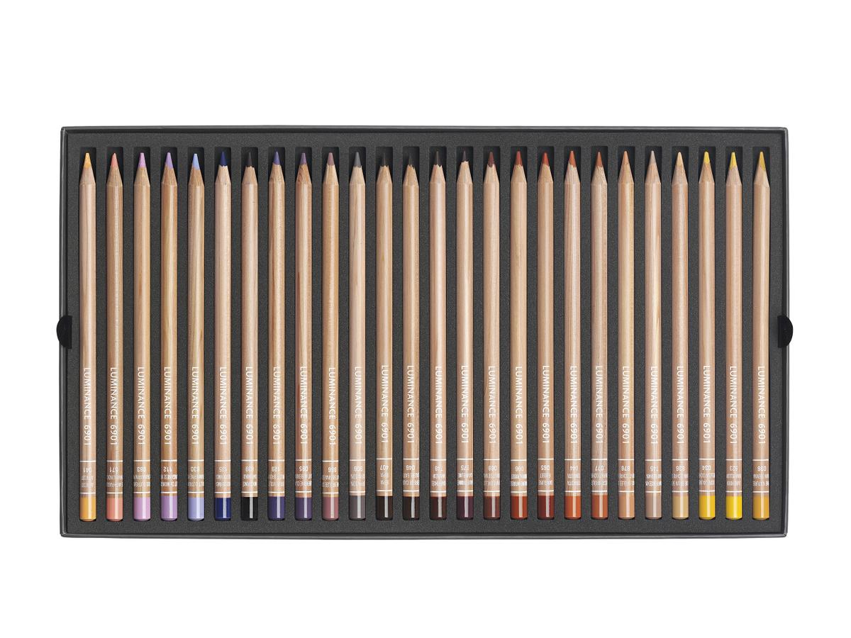 CARAN D' ACHE LUMINANCE BUNTSTIFTE 100STÜCK + 2 BLENDER 3