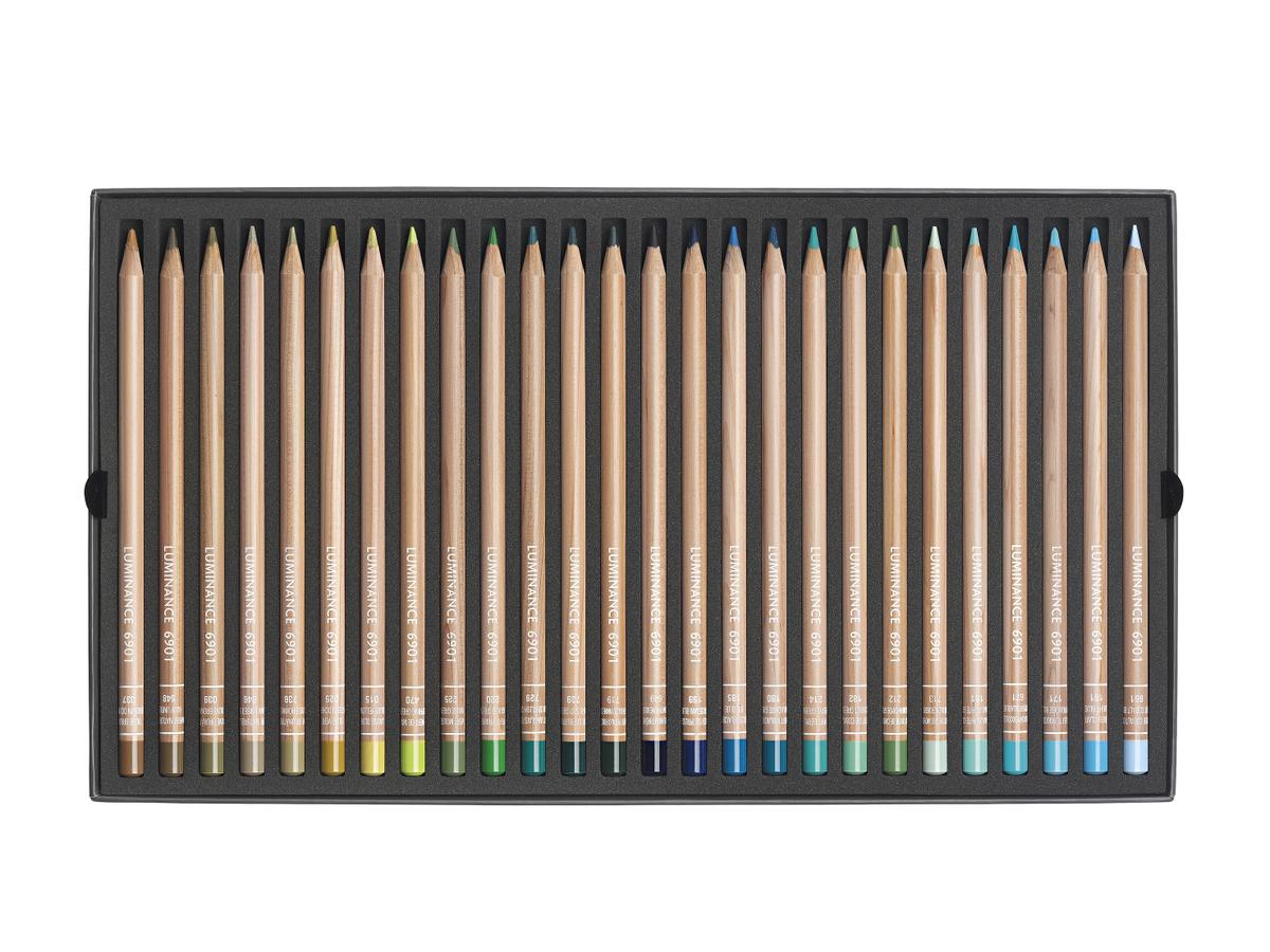 CARAN D' ACHE LUMINANCE BUNTSTIFTE 100STÜCK + 2 BLENDER 4