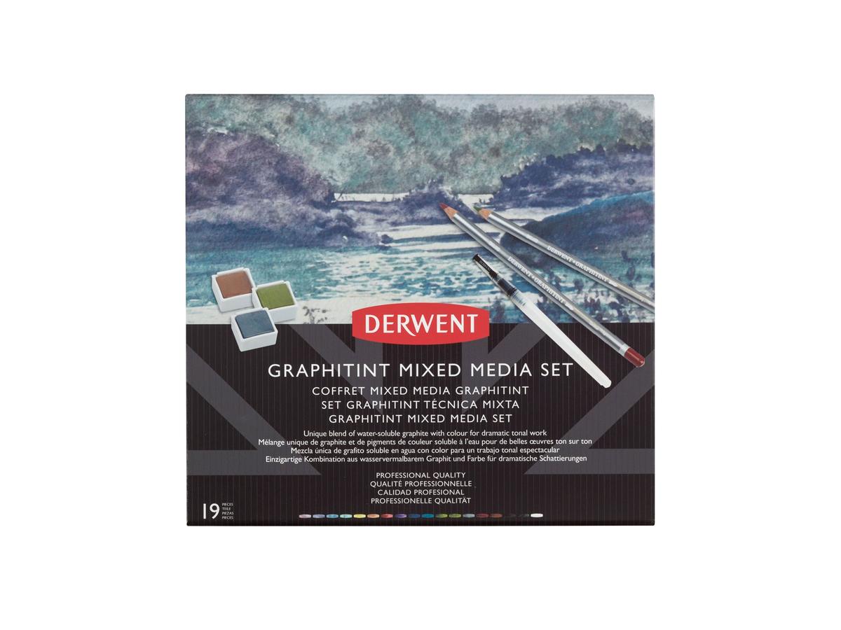 DERWENT GRAPHITINT MIXED MEDIA SET 19X 2