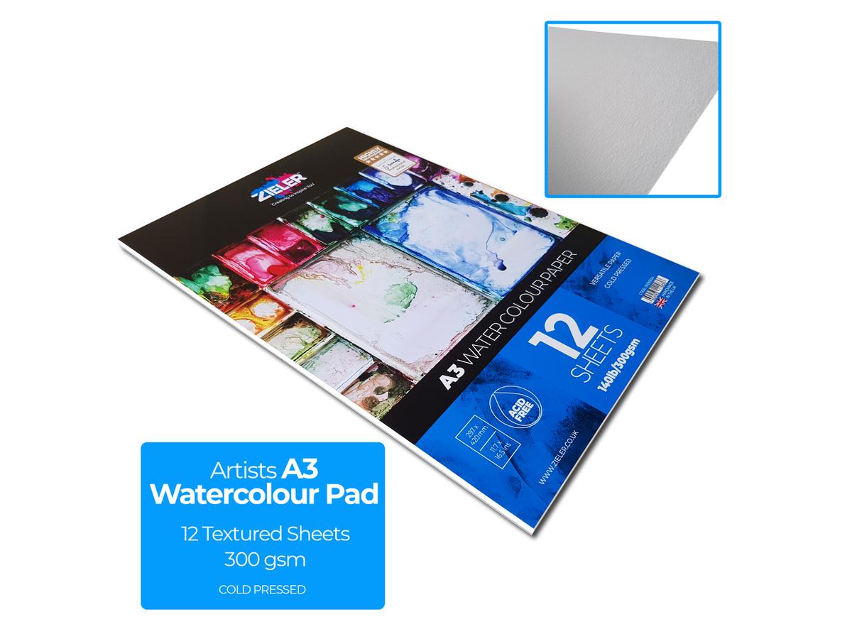 ZIELER A3 WASSERFARBEN SET MIT WORKSTATION 7