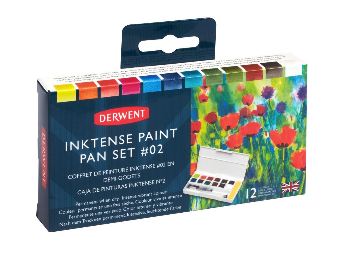 DERWENT INKTENSE PAINT SET 2 12x1/2NAPF 2