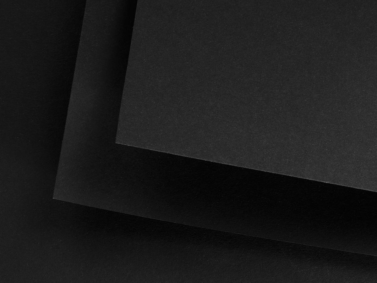 FABRIANO BLACK BLACK BLOCK 20x20CM 300GR. SCHWARZES PAPIER 2