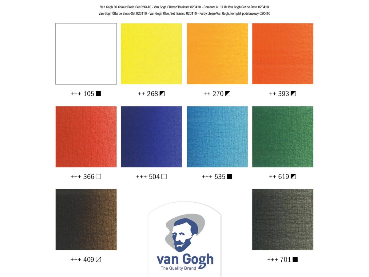 VAN GOGH ÖLFARBEN SET 10X20ML 02C410 2