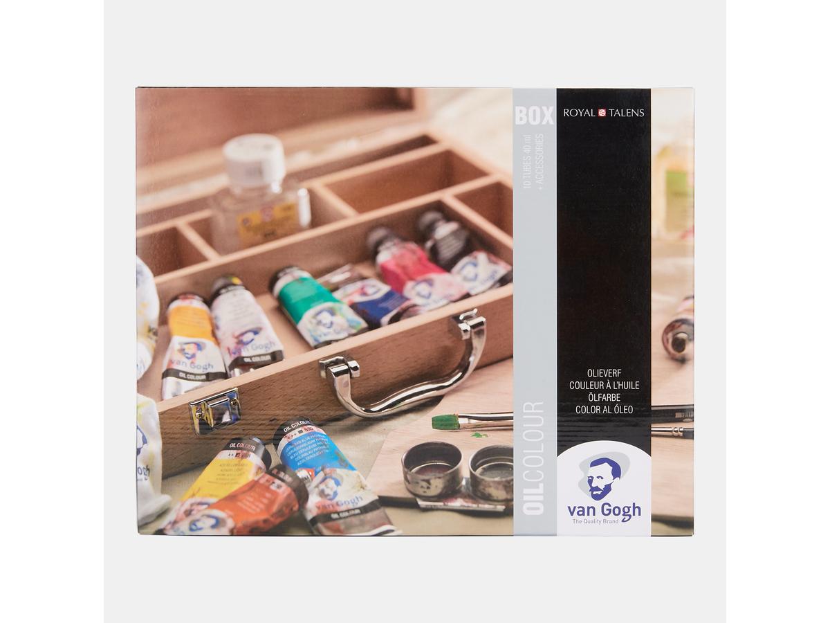 VAN GOGH ÖLFARBENKOFFER BASIC MIT 10X40ML TUBEN UND ZUBEHÖR 4