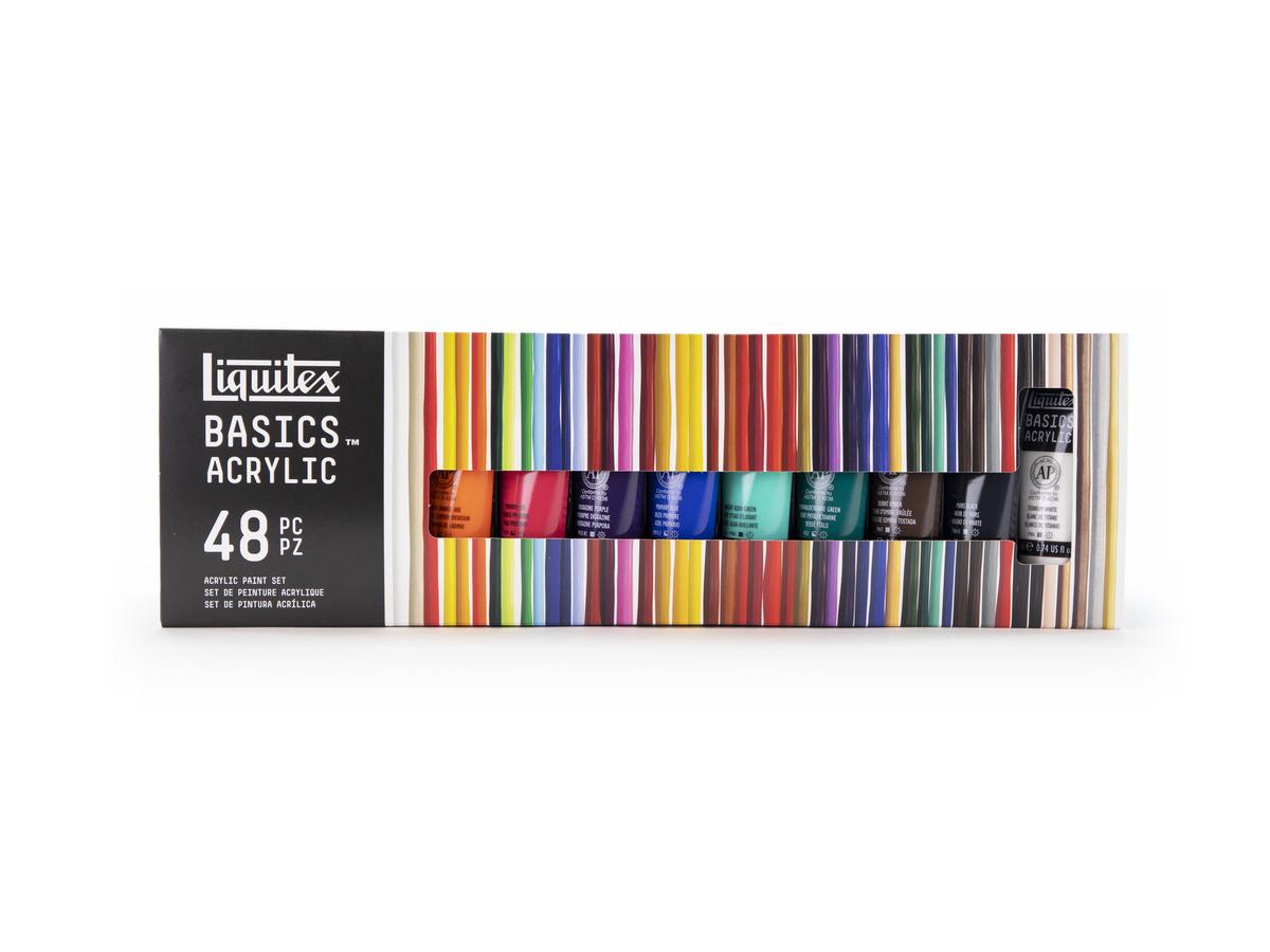 LIQUITEX BASICS ACRYLFARBEN SET 48X22ML 4