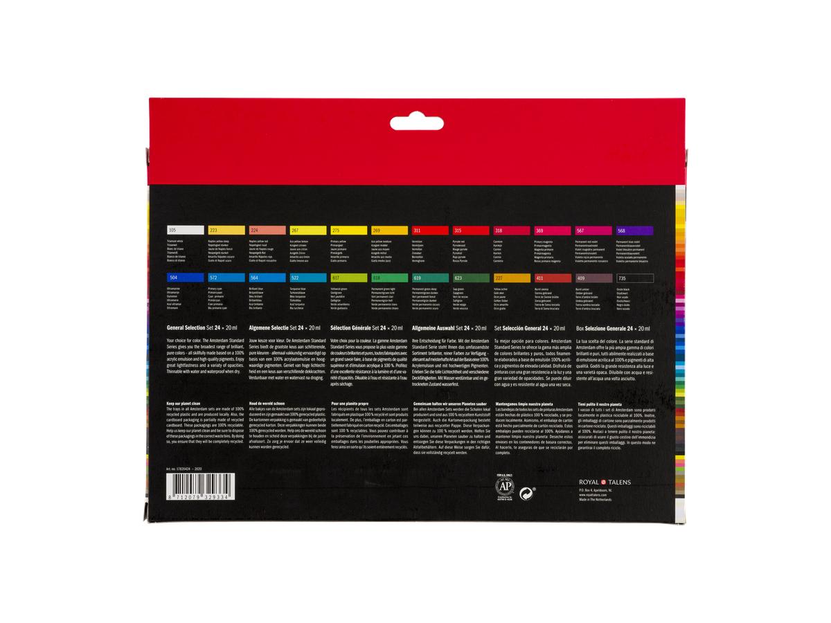 TALENS AMSTERDAM ACRYLFARBESET 24 X 20ML 4