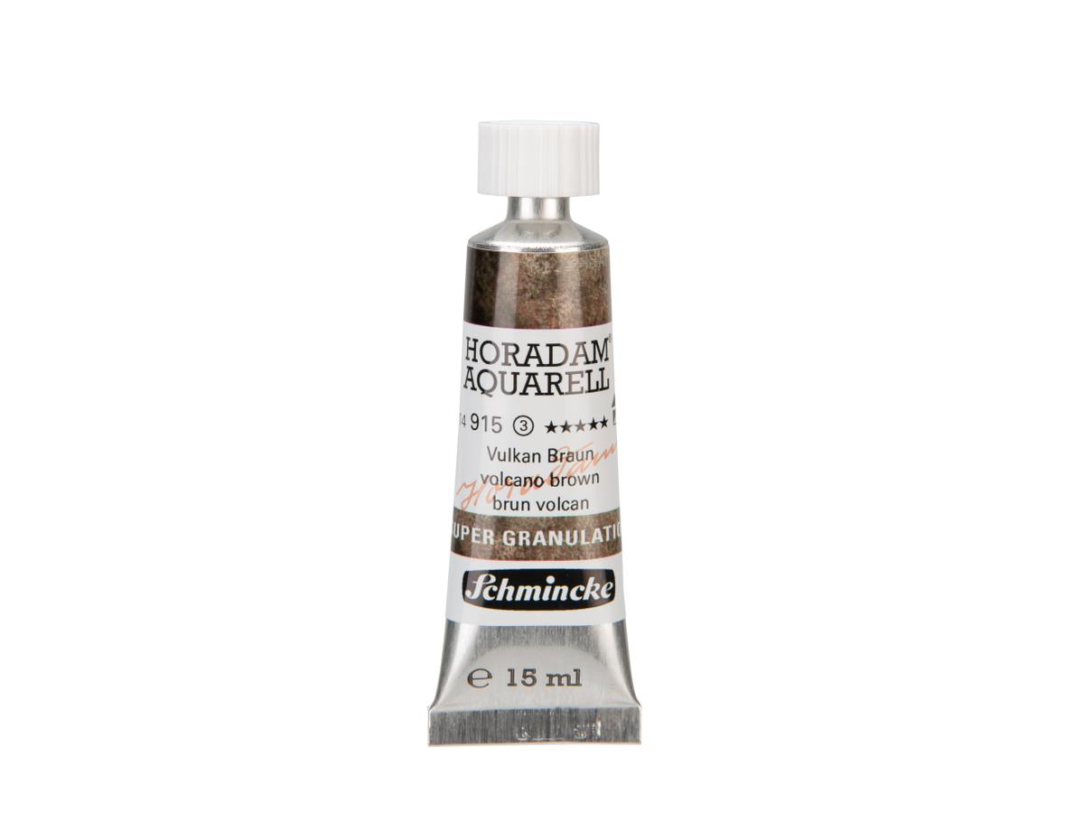 SCHMINCKE HORADAM AQUARELL SUPERGRANULATION TUBE 15ML 915 VULKAN BRAUN 2