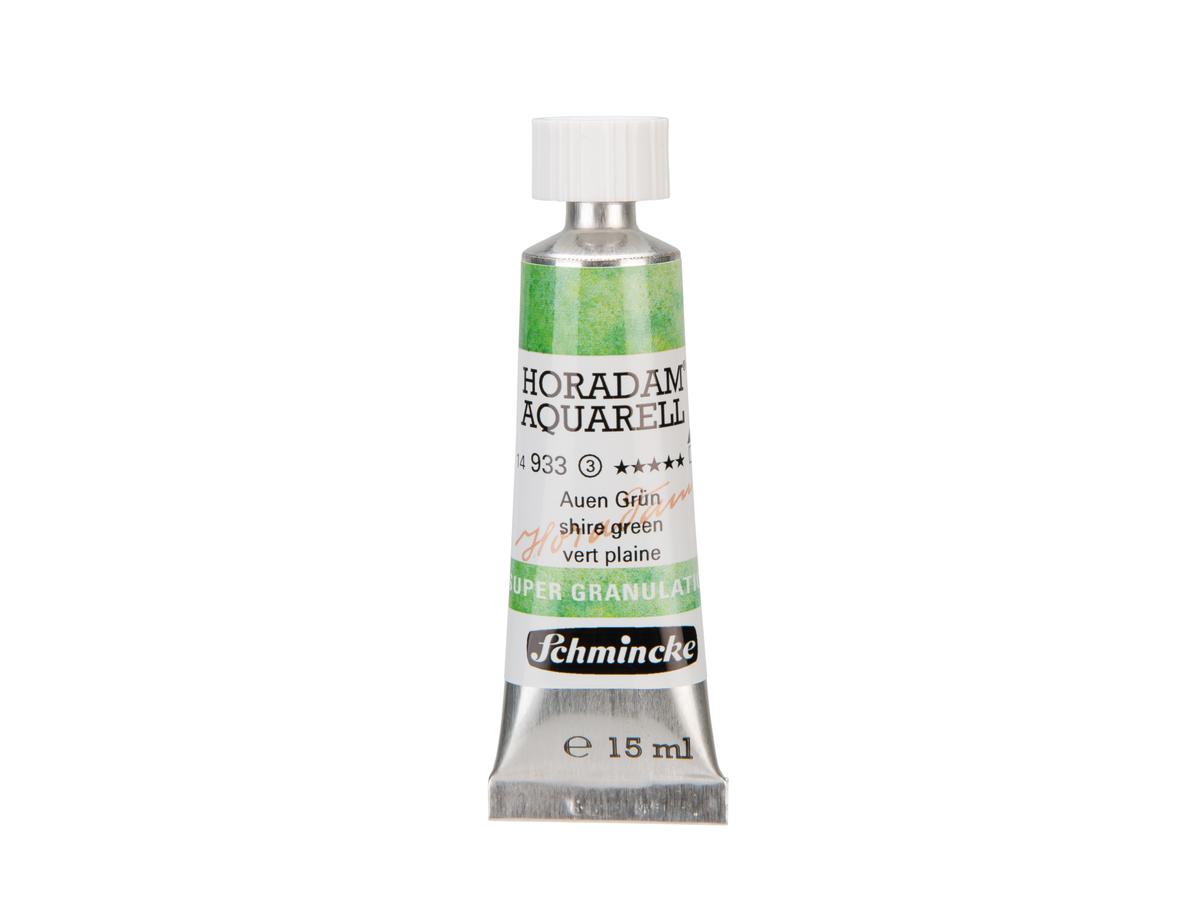 SCHMINCKE HORADAM AQUARELL SUPERGRANULATION 15ML 933 AUEN GRÜN 2