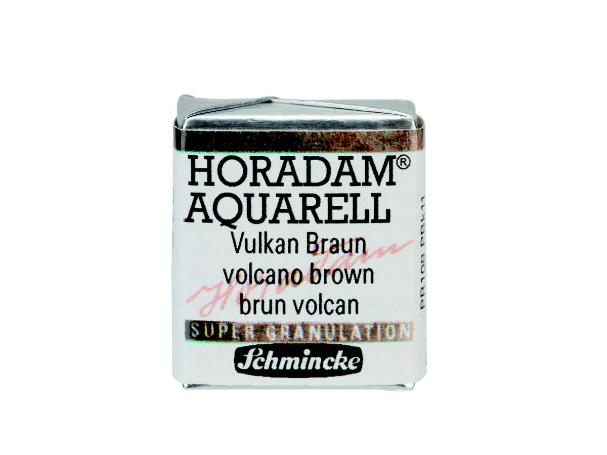 SCHMINCKE HORADAM AQUARELL 1/2 NAPF S3 915 VULKAN BRAUN 2