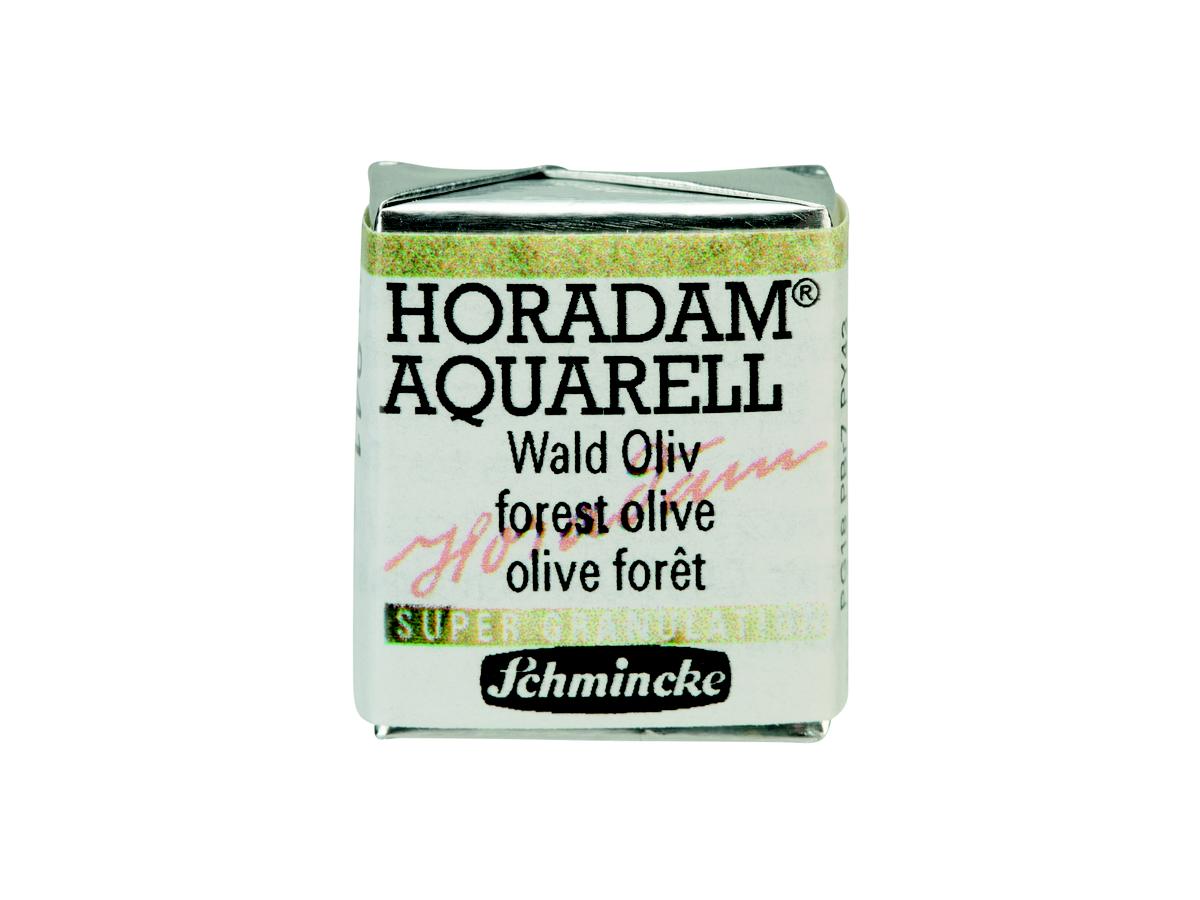 SCHMINCKE HORADAM AQUARELL 1/2 NAPF S3 941 WALD OLIV 2