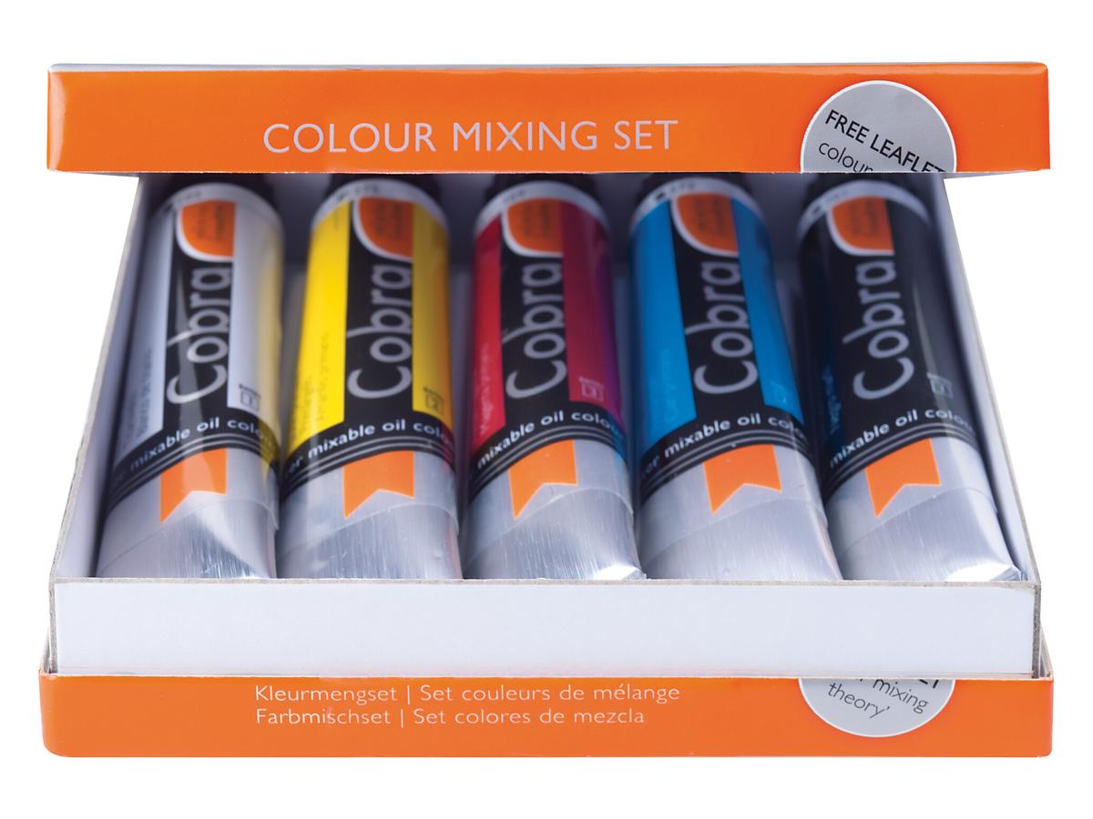COBRA  ARTIST ÖLFARBEN SET ZUM MISCHEN 5X20ML 3