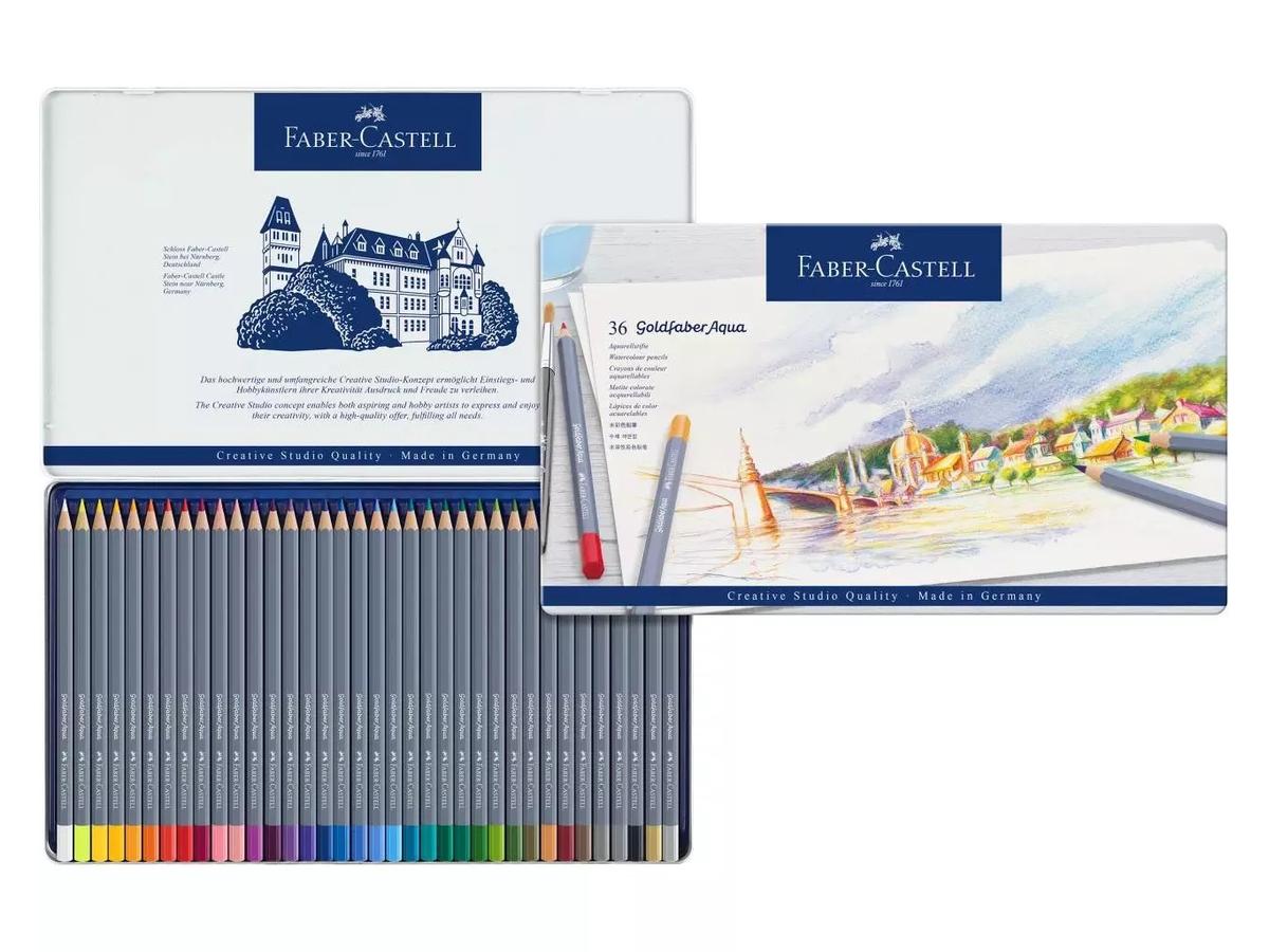 FABER CASTELL GOLDFABER AQUARELLSTIFT 36ER SET FC-114636 3