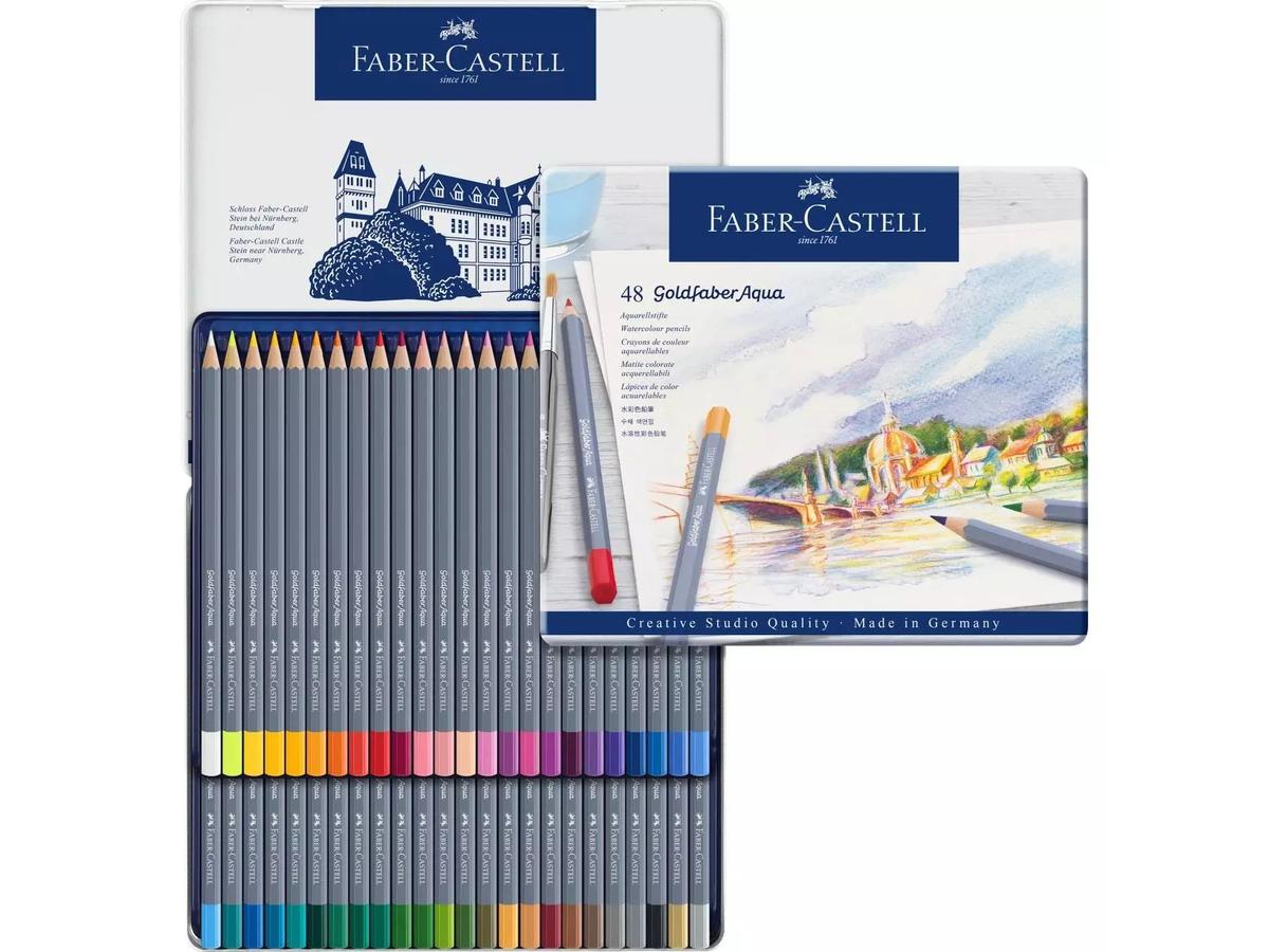 FABER CASTELL GOLDFABER AQUARELLSTIFT 48ER SET FC-114648 3