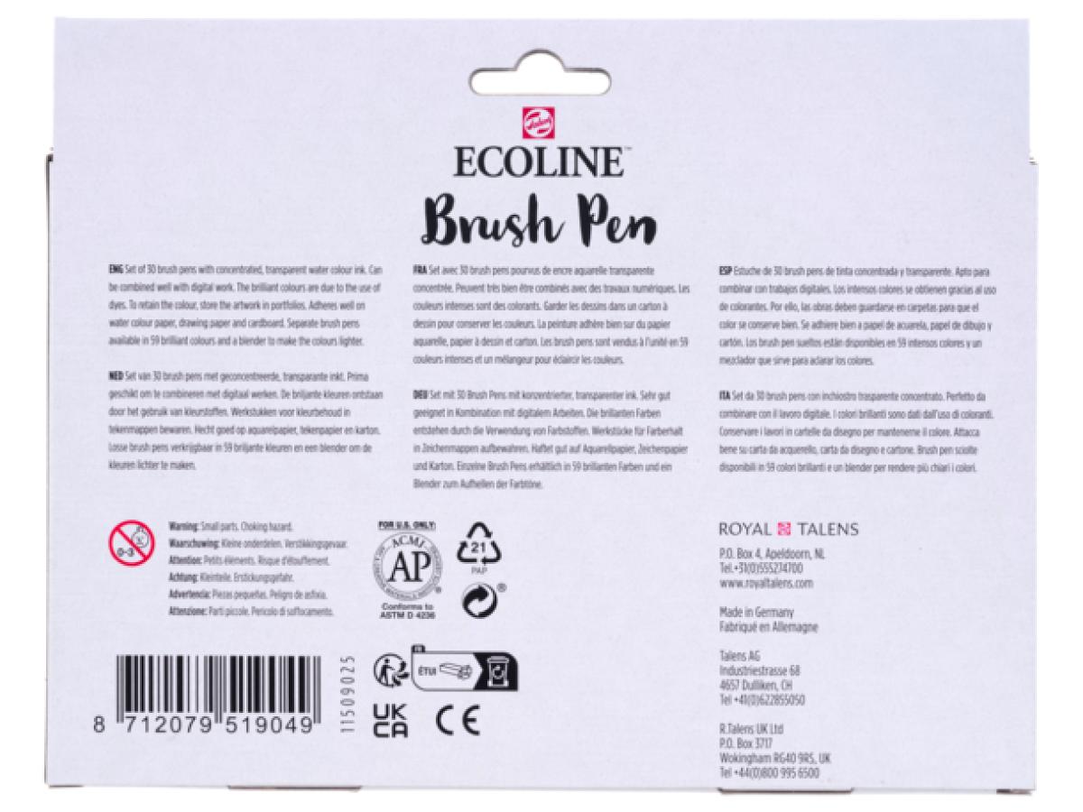 TALENS ECOLINE BRUSH PEN SET 30 5