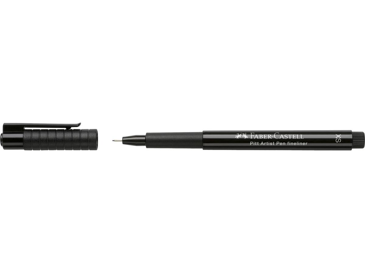 FABER-CASTELL PITT ARTIST PEN FINELINER XS ZWART PER STUK 2