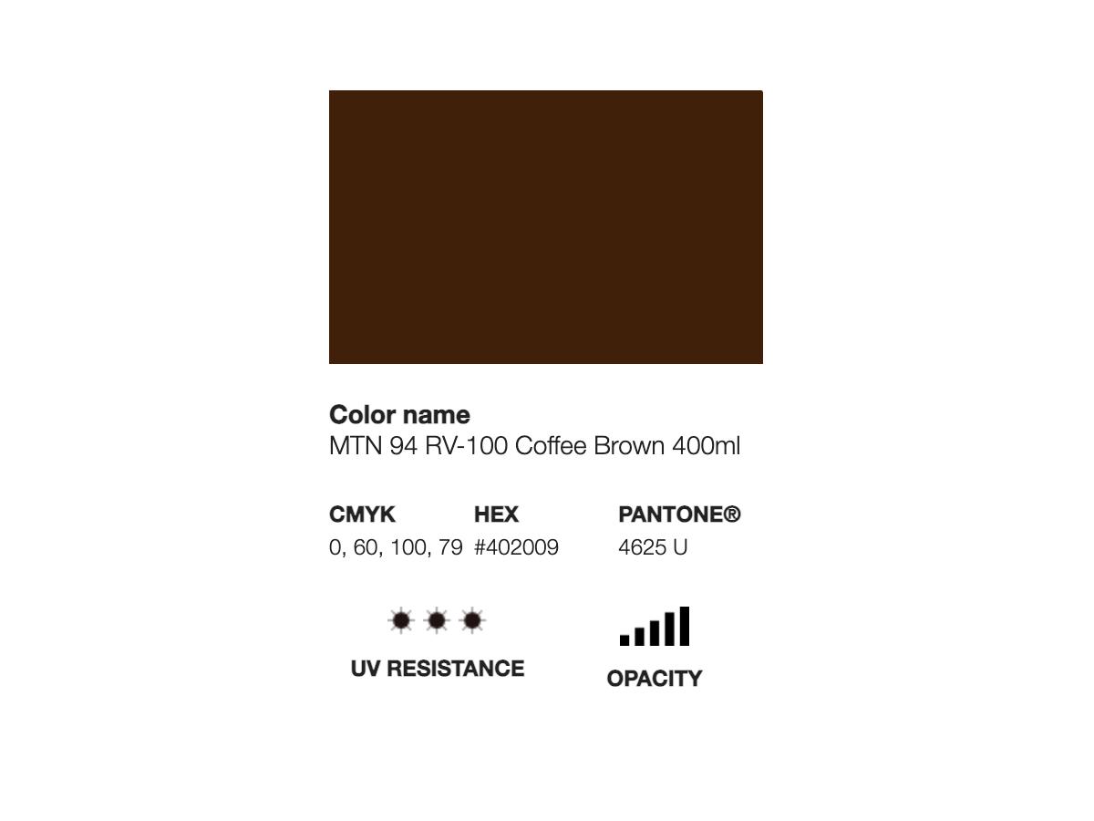 MONTANA 94 400ML RV-100 COFFEE BROWN 2