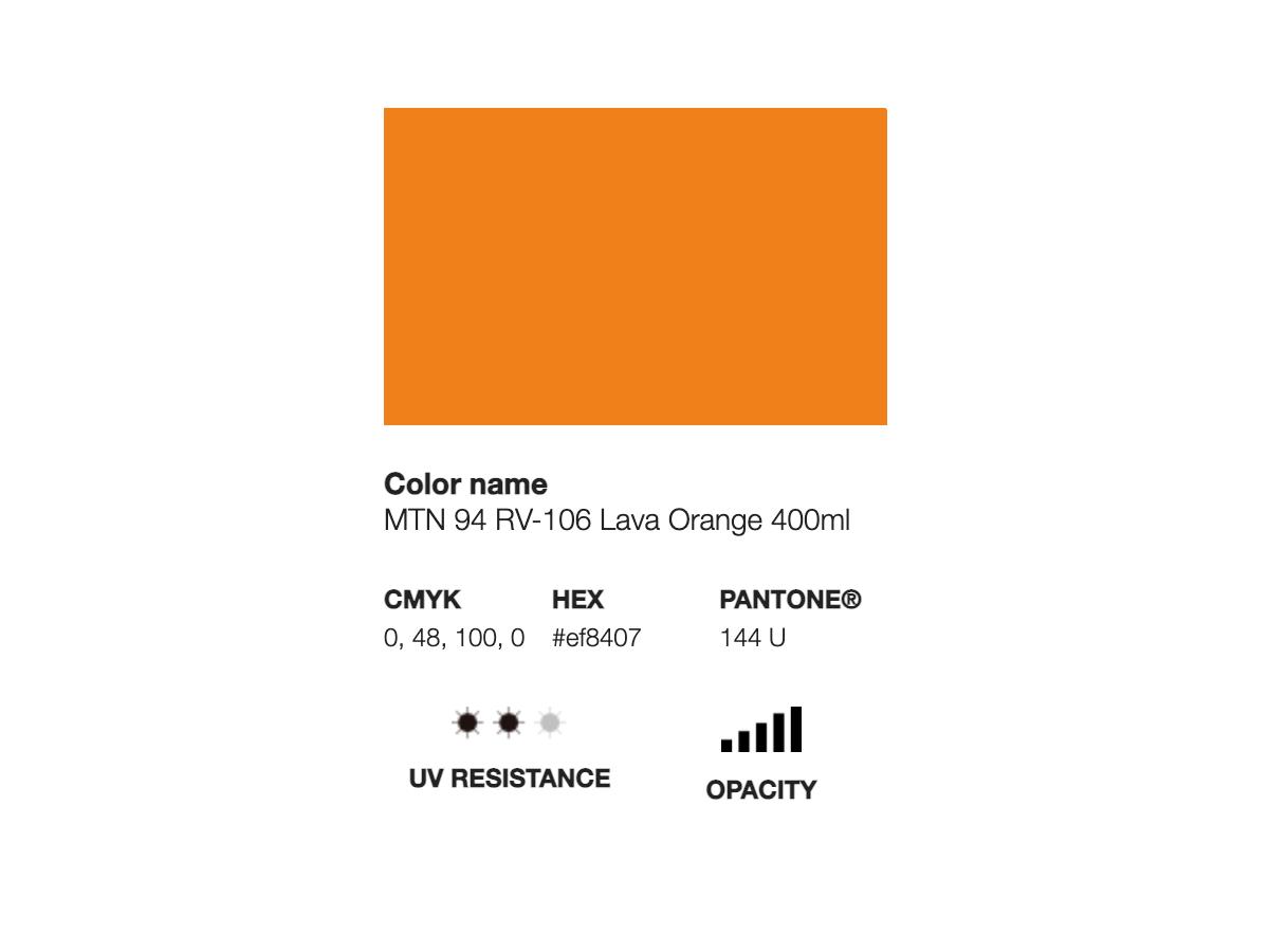 MONTANA 94 400ML RV-106 LAVA ORANGE 2