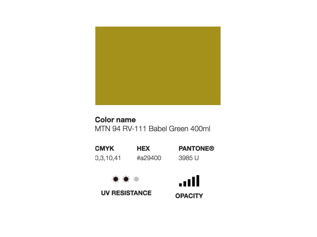 MONTANA 94 400ML RV-111 BABEL GREEN 2