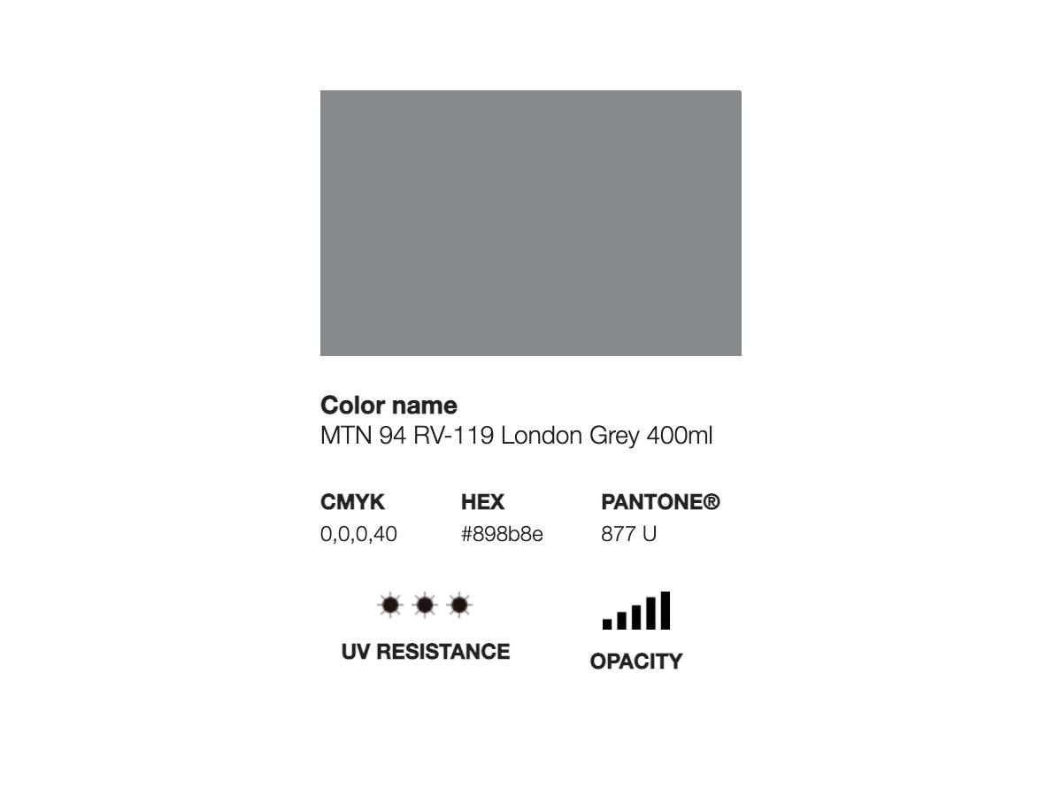MONTANA 94 400ML RV-119 LONDON GREY 2