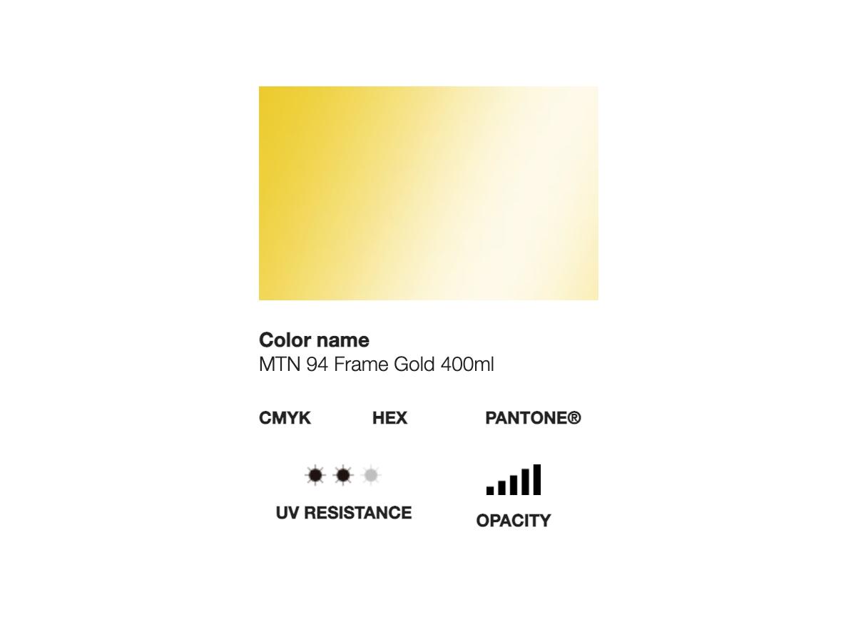 MONTANA 94 400ML FRAME GOLD 2