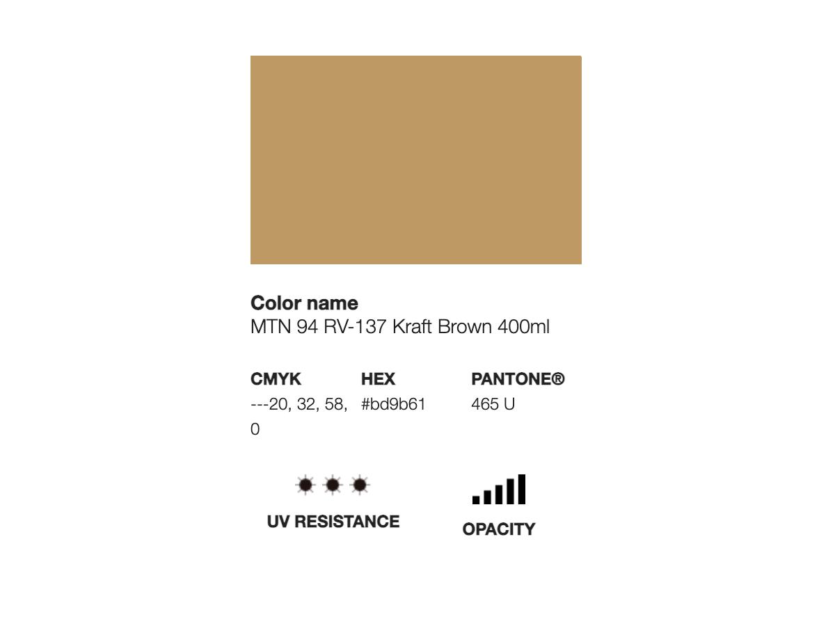 MONTANA 94 400ML RV-137 KRAFT BROWN 2