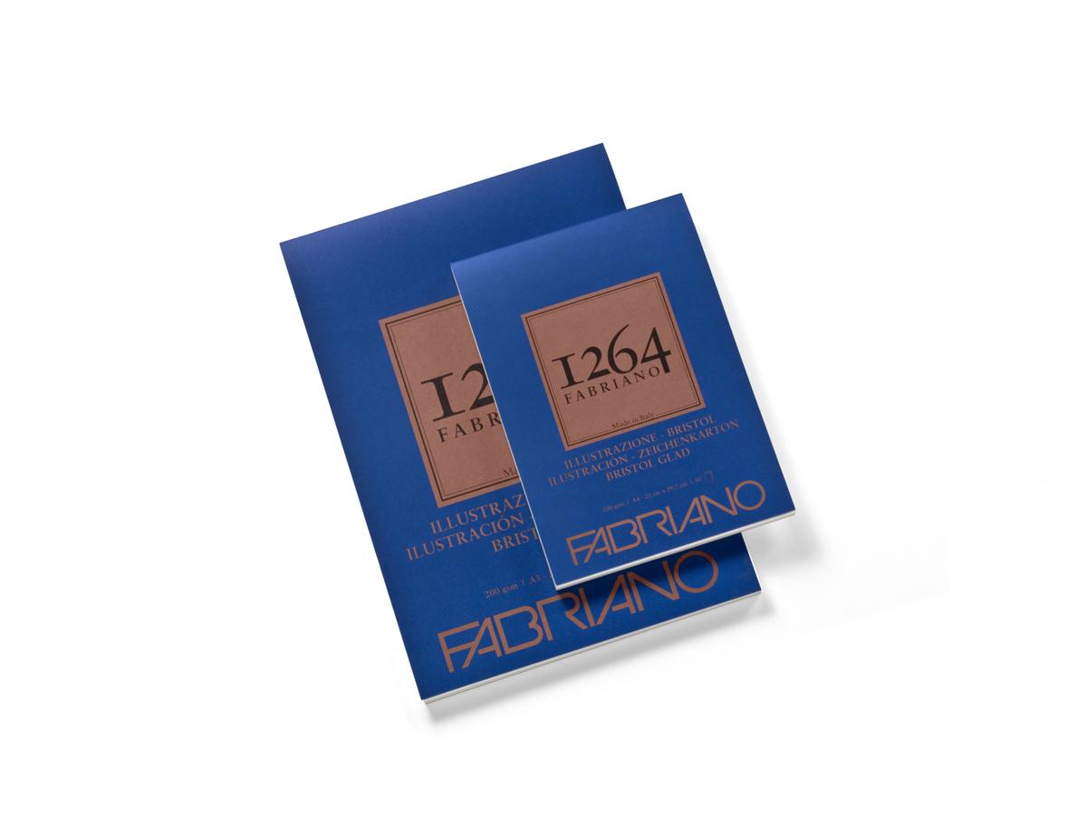 FABRIANO 1264 BRISTOL ZEICHENKARTON A4 200GR BLOCK 3