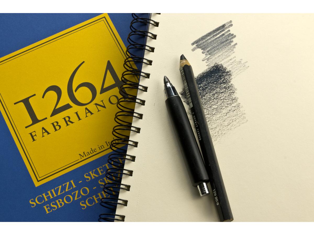 FABRIANO 1264 SKIZZENPAPIER A5 90GR BLOCK PORTRÄT
 2