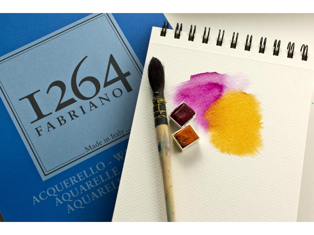 FABRIANO 1264 AQUARELLPAPIER A5 300GR BLOCK 2