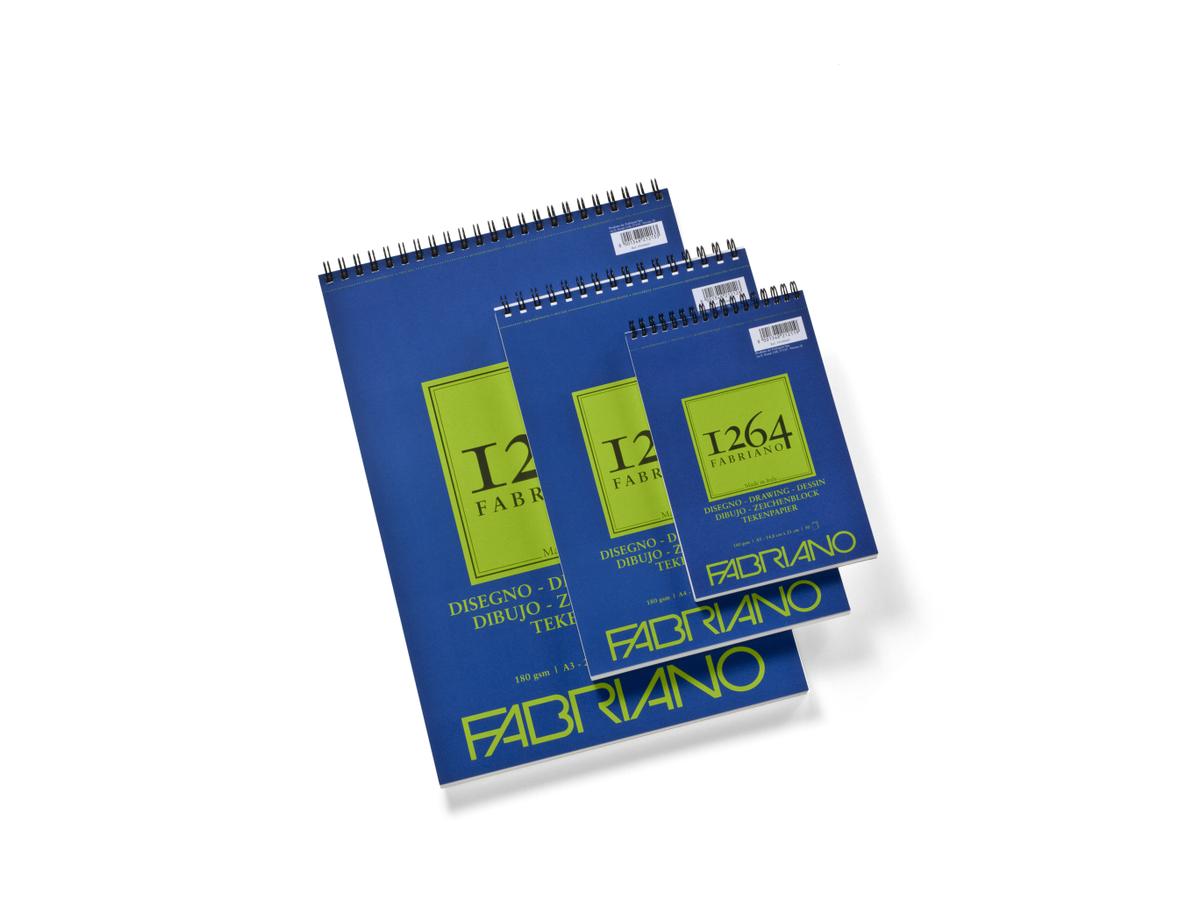 FABRIANO 1264 ZEICHENPAPIER A5 180GR BLOCK
 3