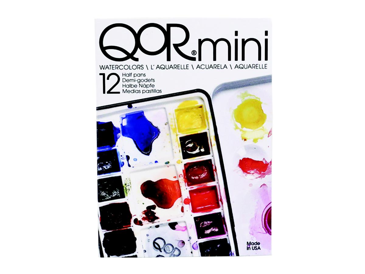 GOLDEN QOR WATERCOLOUR MINI SET 12 X HALBE NÄPF. 2