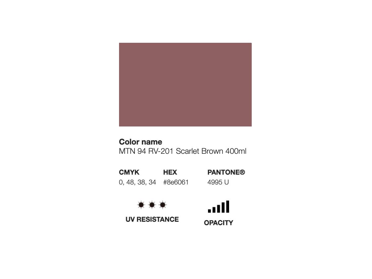 MONTANA 94 400ML RV-201 SCARLET BROWN 2