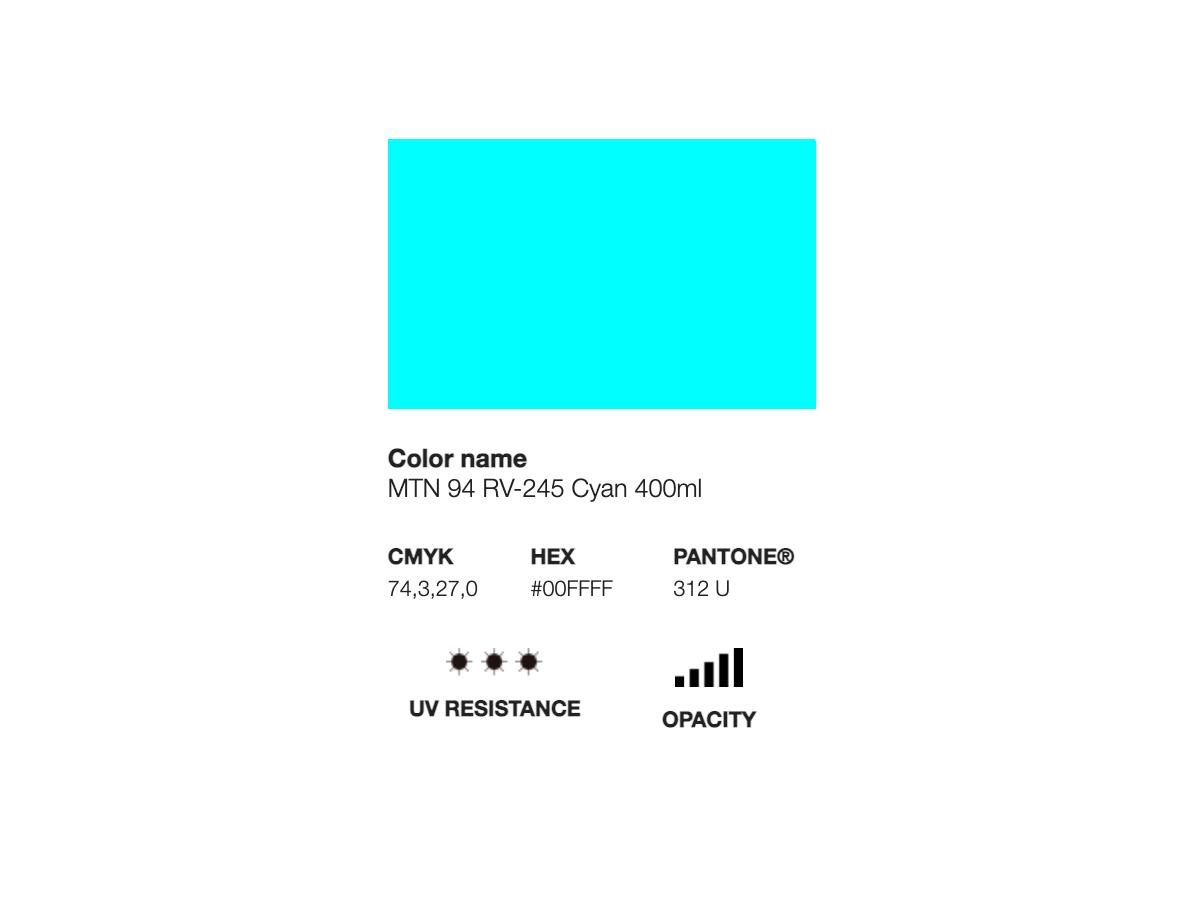 MONTANA 94 400ML RV-245 CYAN 2
