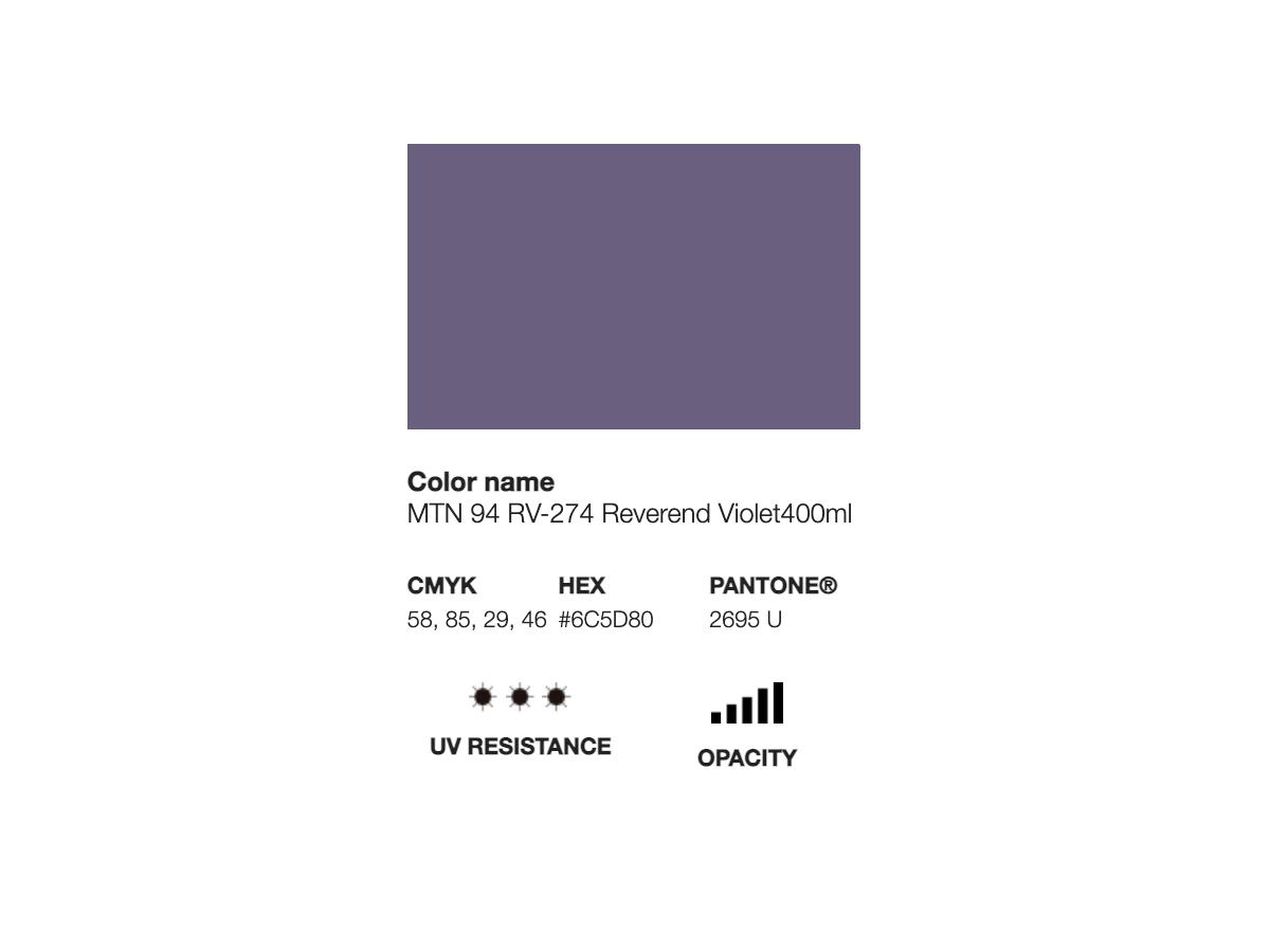 MONTANA 94 400ML RV-274 REVEREND VIOLET 2