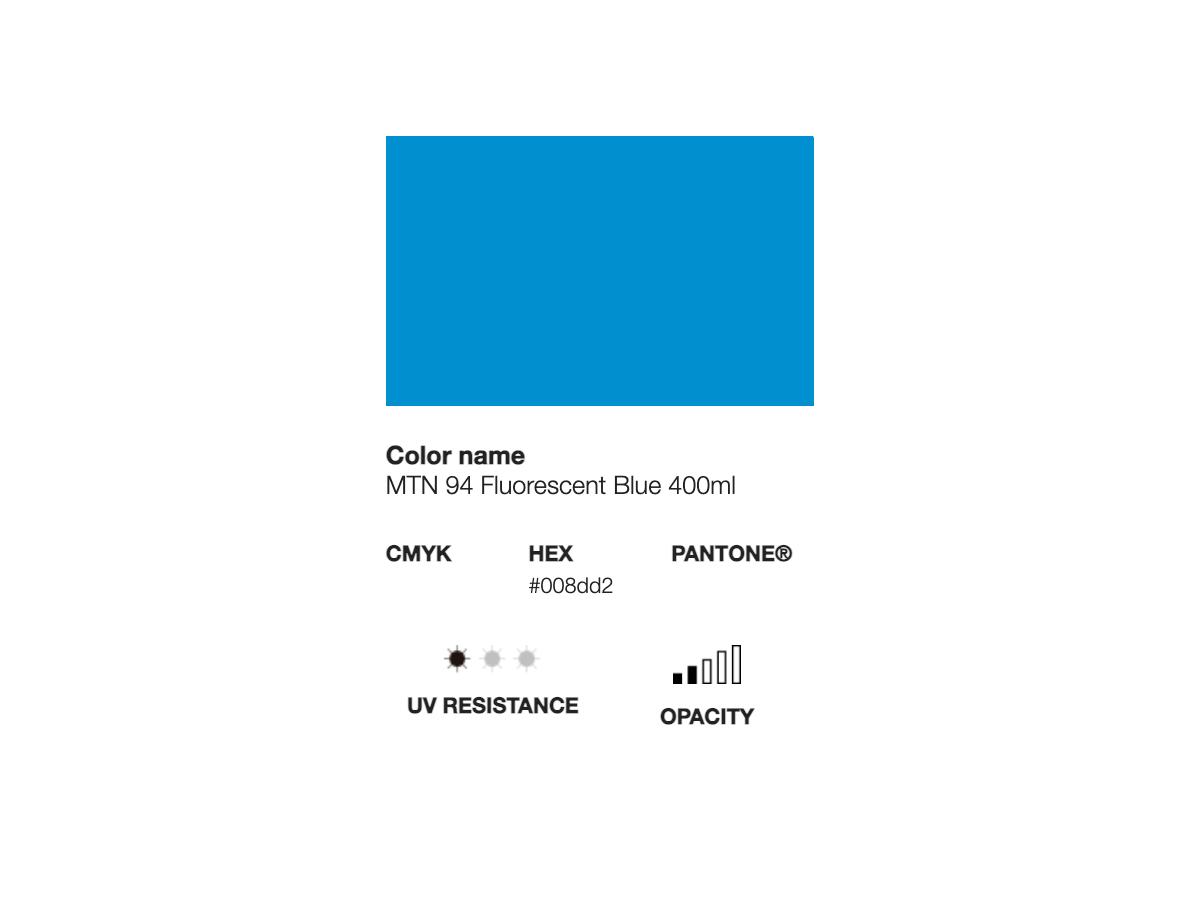 MONTANA 94 400ML FLUORESCENT BLUE 2