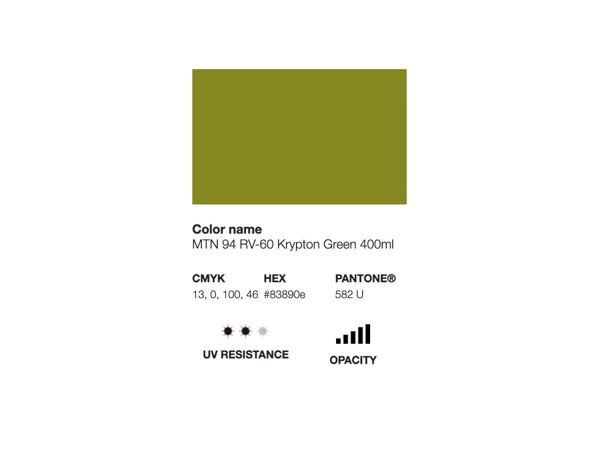 MONTANA 94 400ML RV-60 KRYPTON GREEN 2