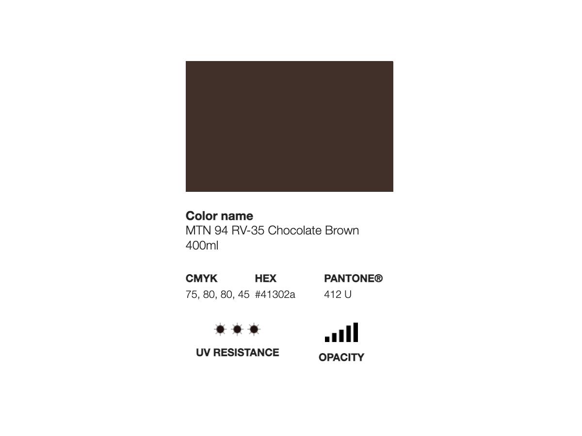 MONTANA 94 400ML RV-35 CHOCOLATE BROWN 2