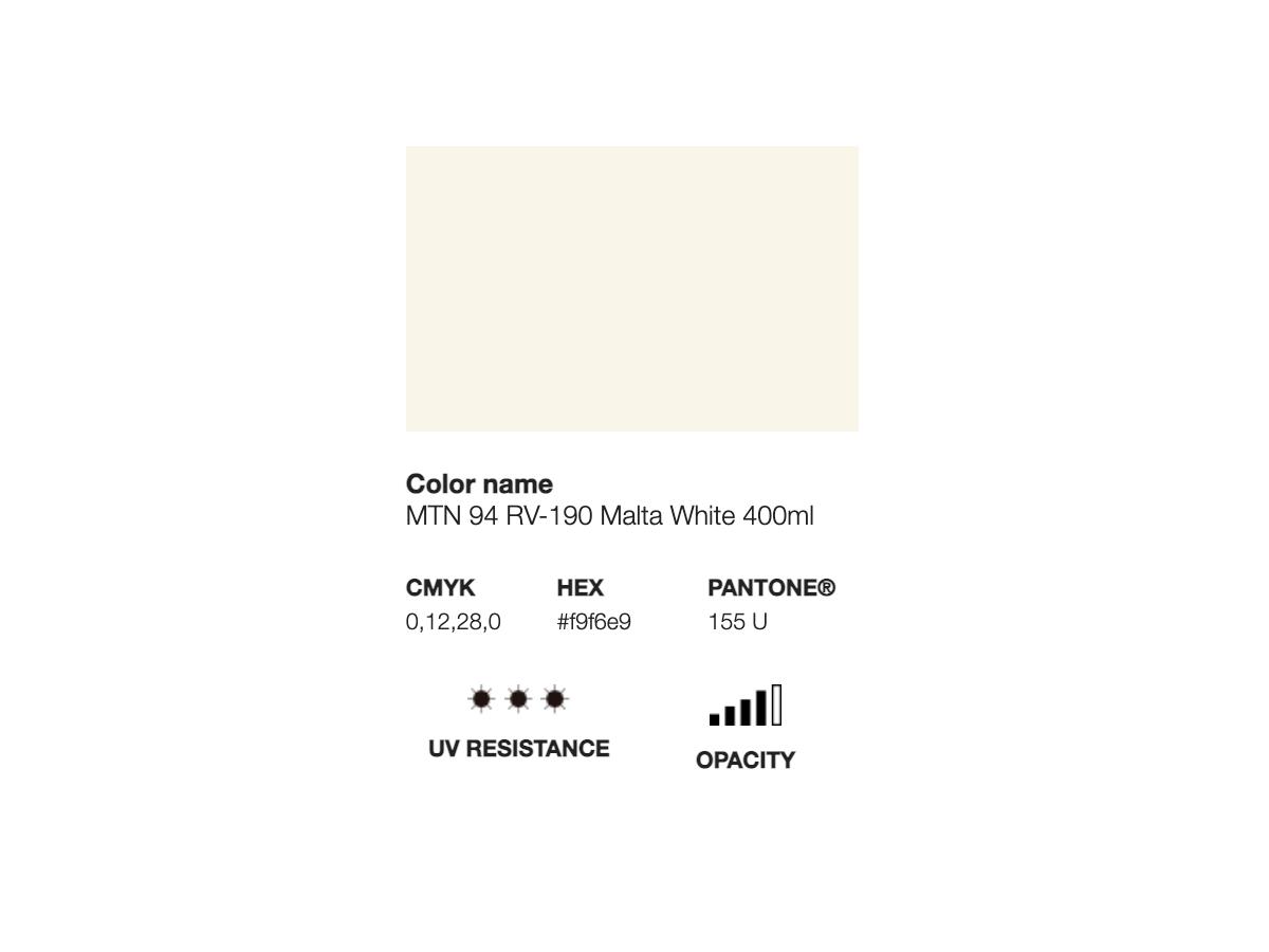MONTANA 94 400ML RV-190 MALTA WHITE 2