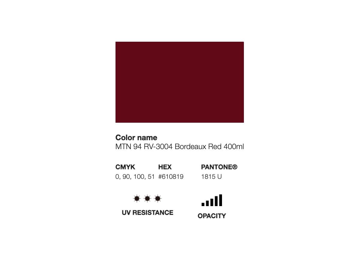 MONTANA 94 400ML RV-3004 BORDEAUX RED 2
