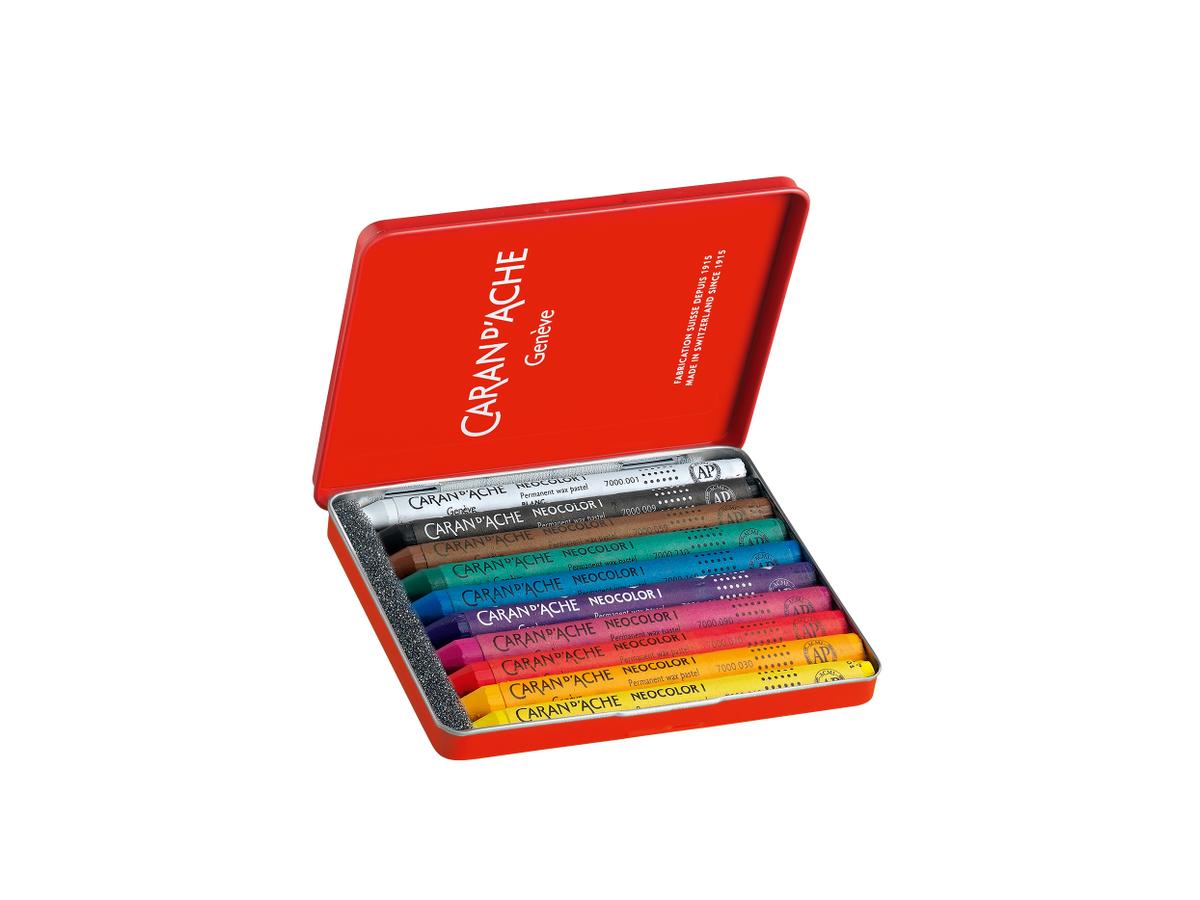 CARAN D'ACHE NEOCOLOR I WACHS PASTELLE 10 STÜCK 2