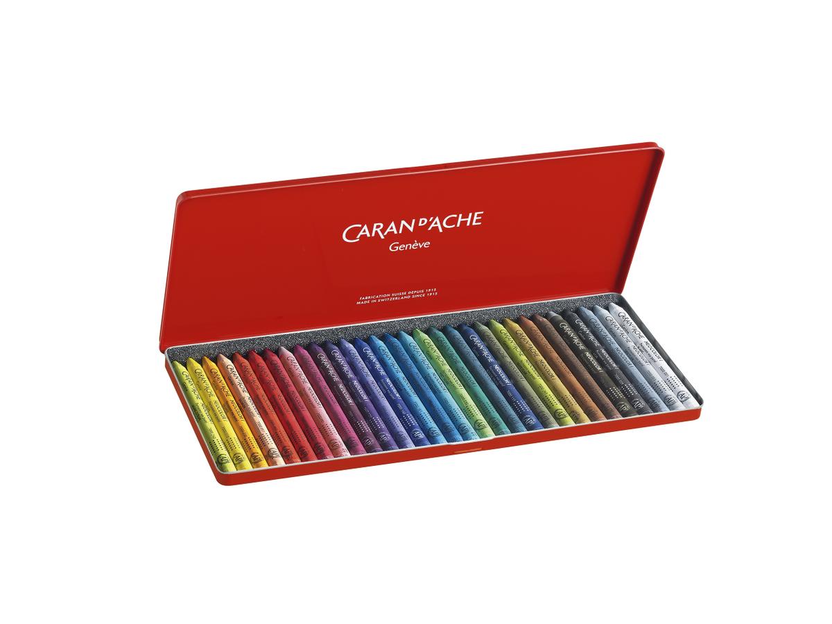 CARAN D'ACHE NEOCOLOR I WACHS PASTELLE 30 STÜCK 2