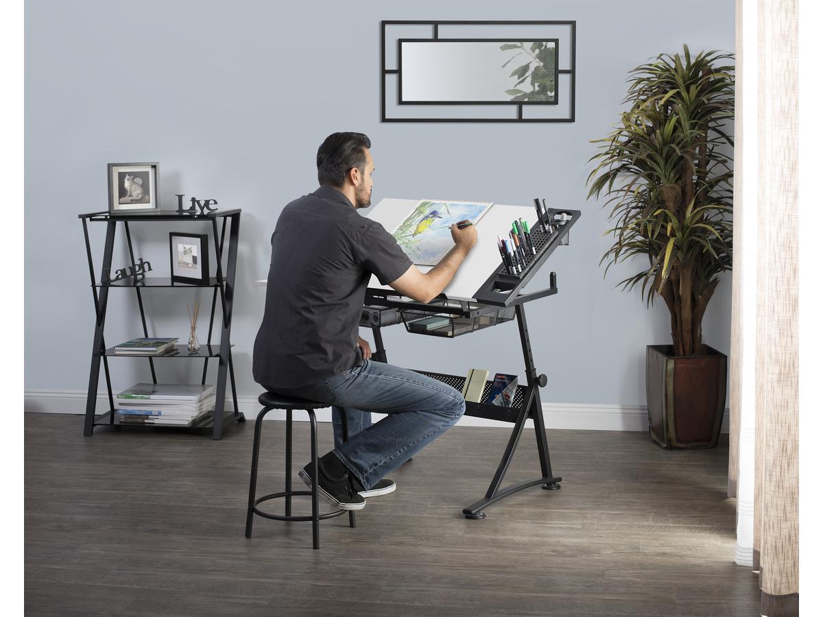 STUDIO DESIGNS FUSION ZEICHENTISCH MIT HOCKER 6