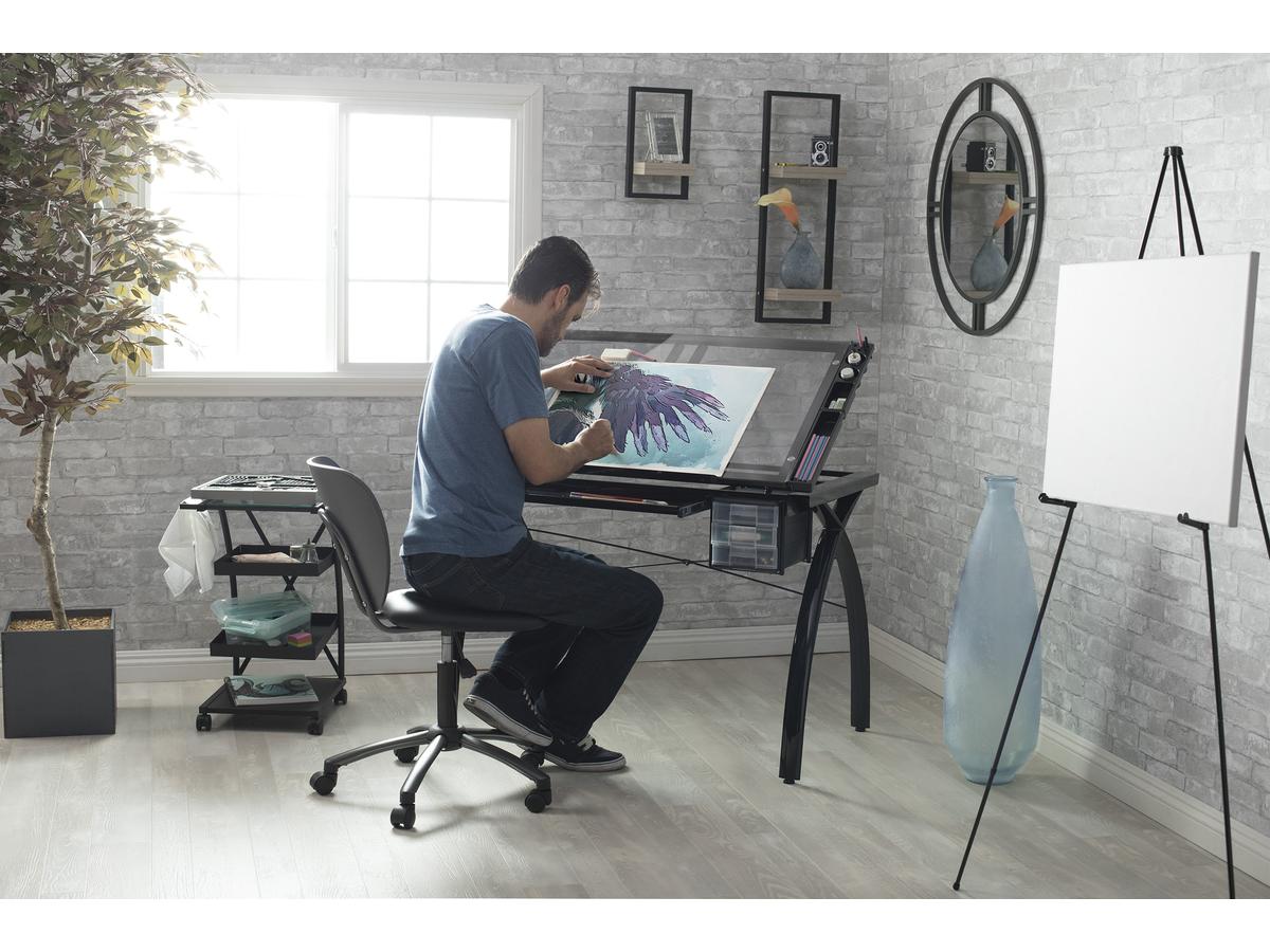 STUDIO DESIGNS FUTURA CRAFT STATION ZEICHENTISCH SCHWARZ  4