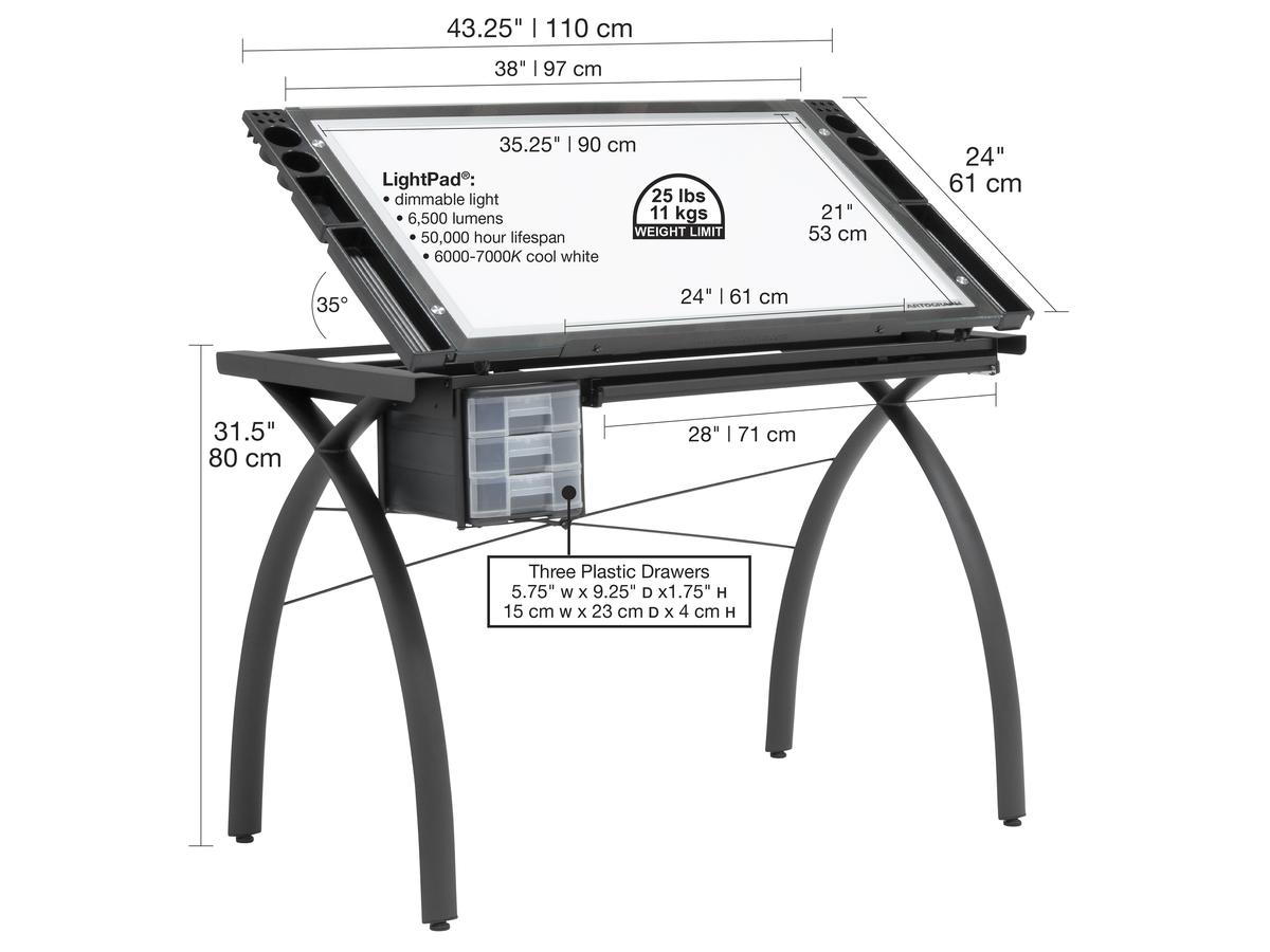 STUDIO DESIGNS ARTOGRAPH FUTURA LICHT TISCH 5